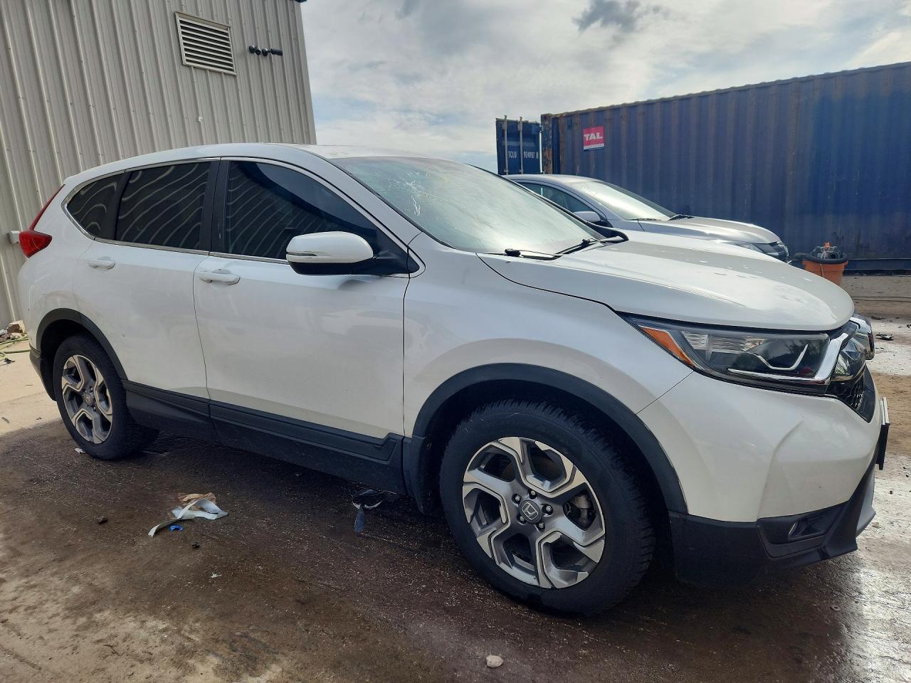 2019 Honda Cr-v Exl White vin: 5J6RW1H83KA041509