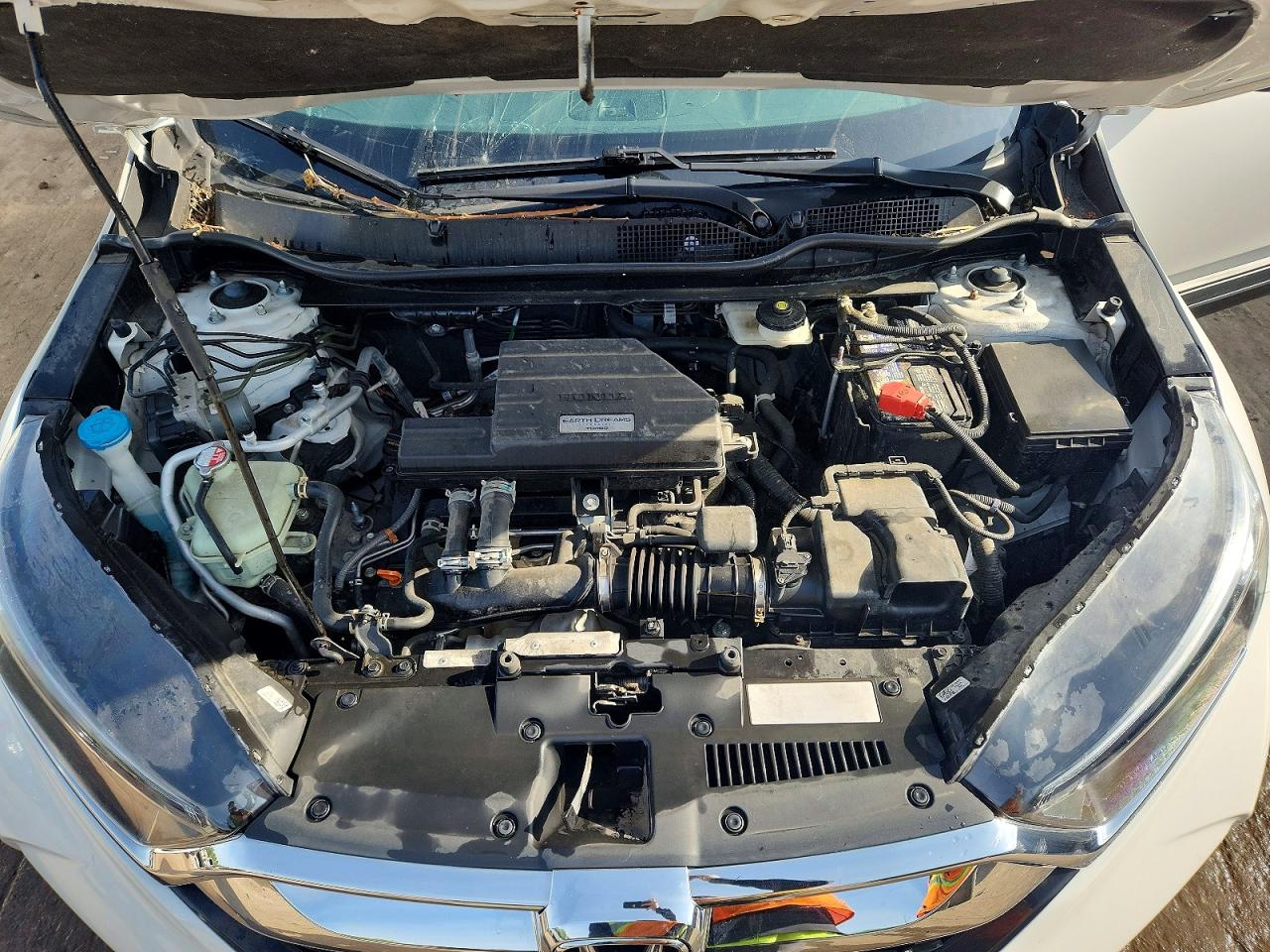 2019 Honda Cr-v Exl White vin: 5J6RW1H83KA041509