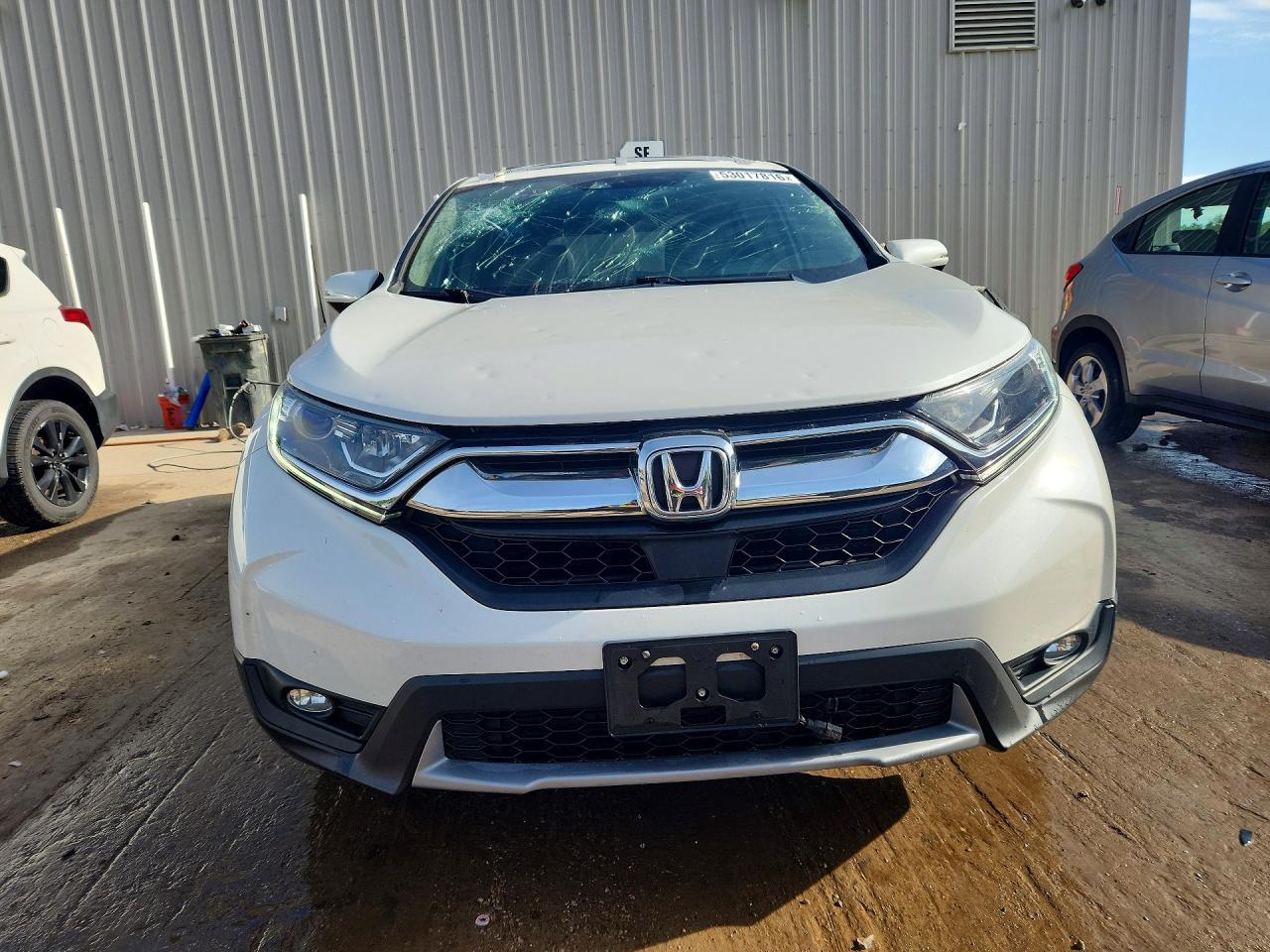 2019 Honda Cr-v Exl White vin: 5J6RW1H83KA041509