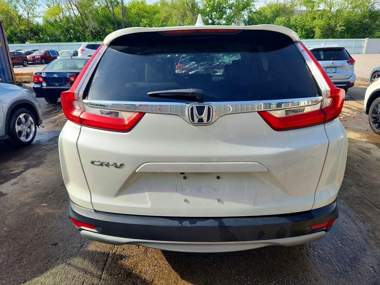 2019 Honda Cr-v Exl White vin: 5J6RW1H83KA041509