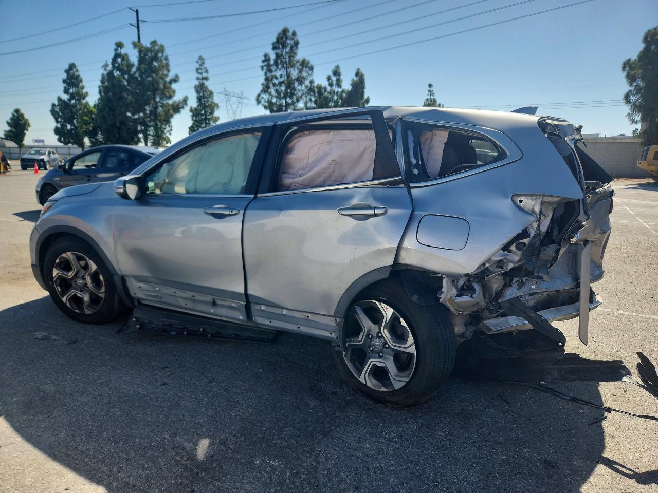 2018 Honda Cr-v Exl Silver vin: 5J6RW1H85JA008431