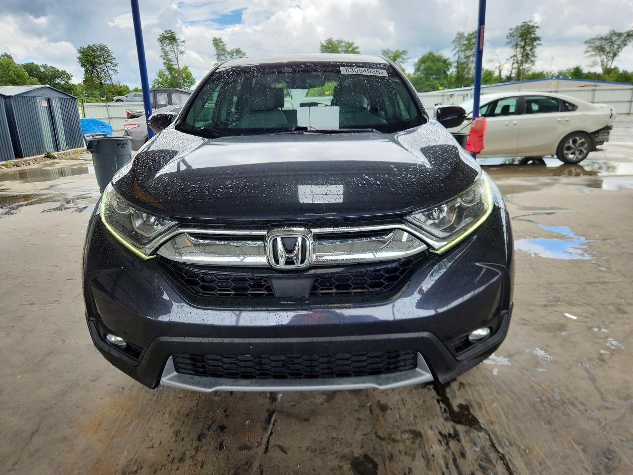 2019 Honda Cr-v Ex-l Gray vin: 5J6RW1H86KA019665