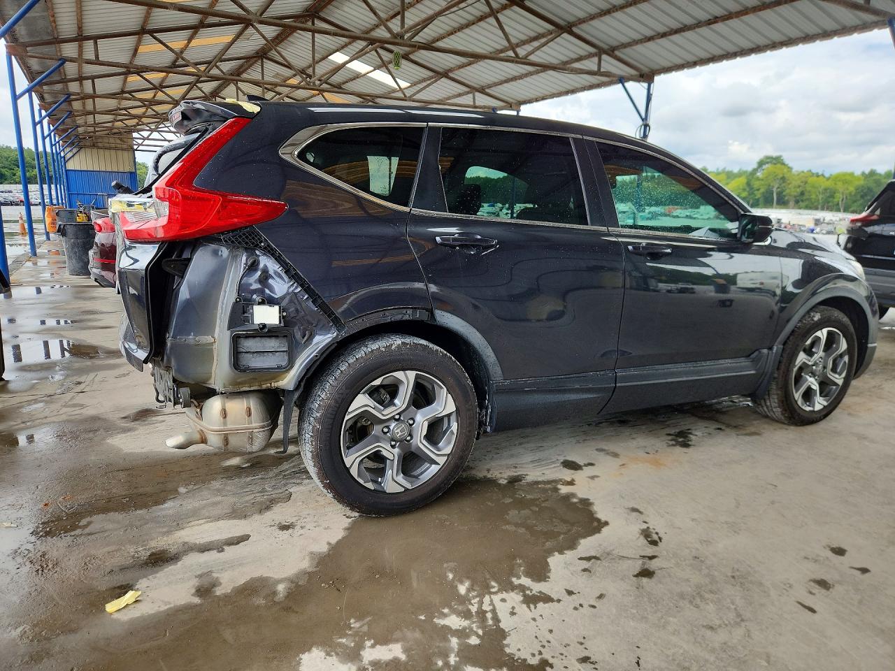 2019 Honda Cr-v Ex-l Gray vin: 5J6RW1H86KA019665