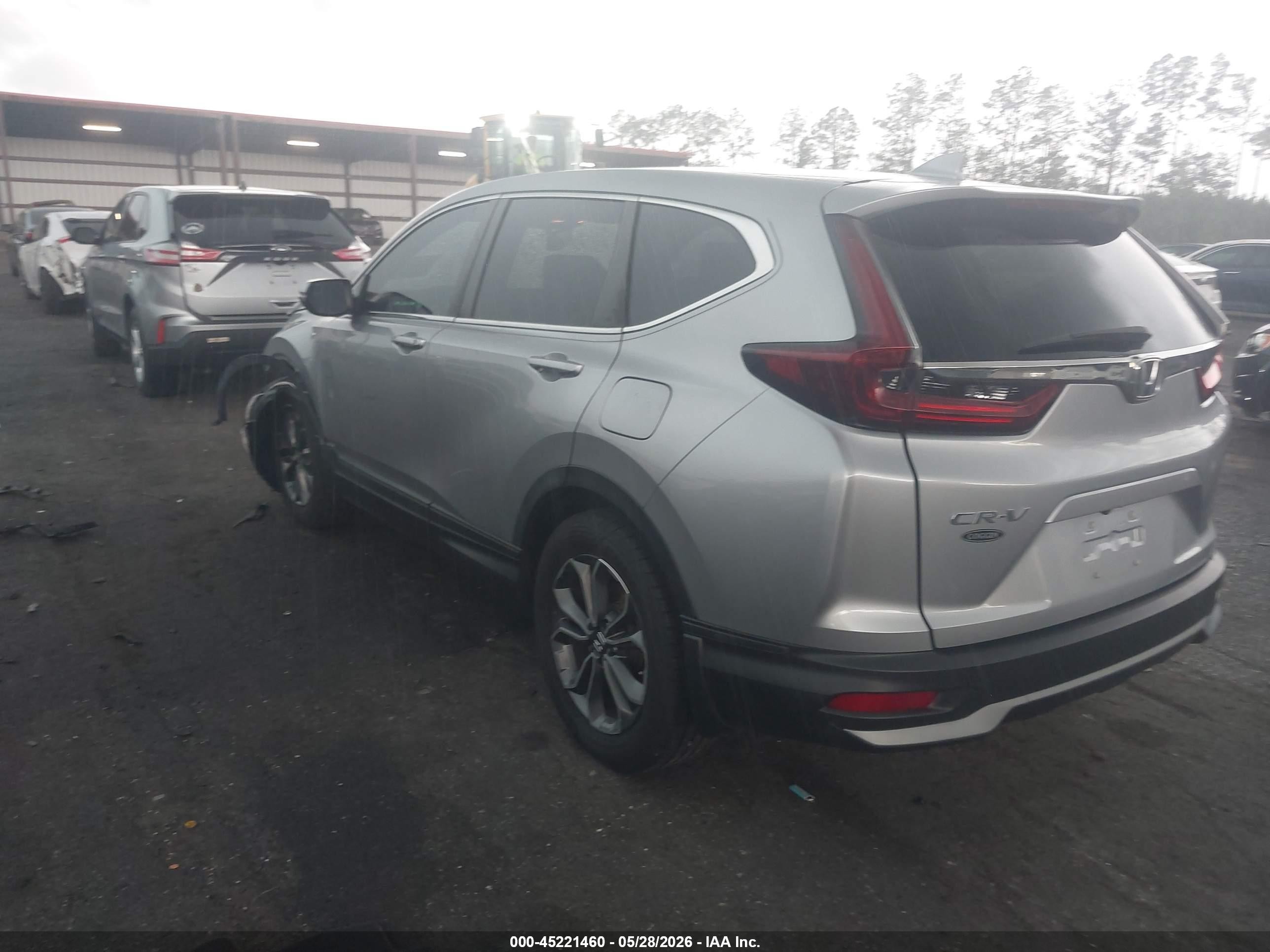 2020 Honda Cr-v 2wd Ex-l Gray vin: 5J6RW1H88LA018762
