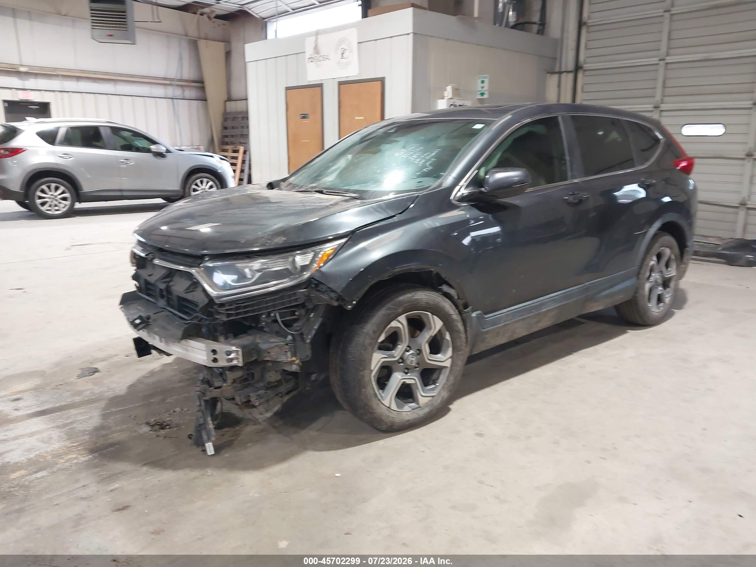2019 Honda Cr-v Ex-l Black vin: 5J6RW1H89KA019711