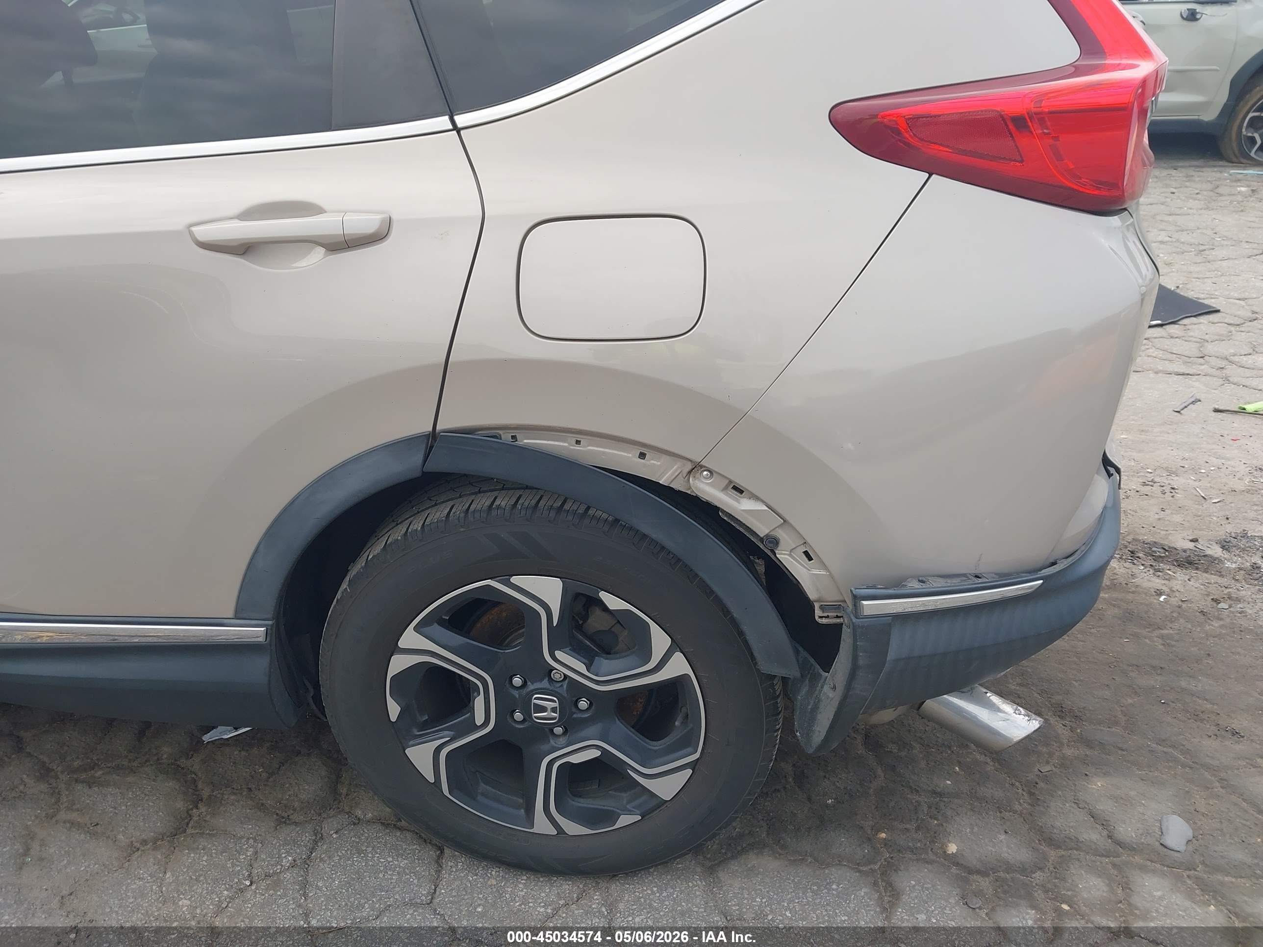 2018 Honda Cr-v Touring Желто-коричневый vin: 5J6RW1H92JL008612