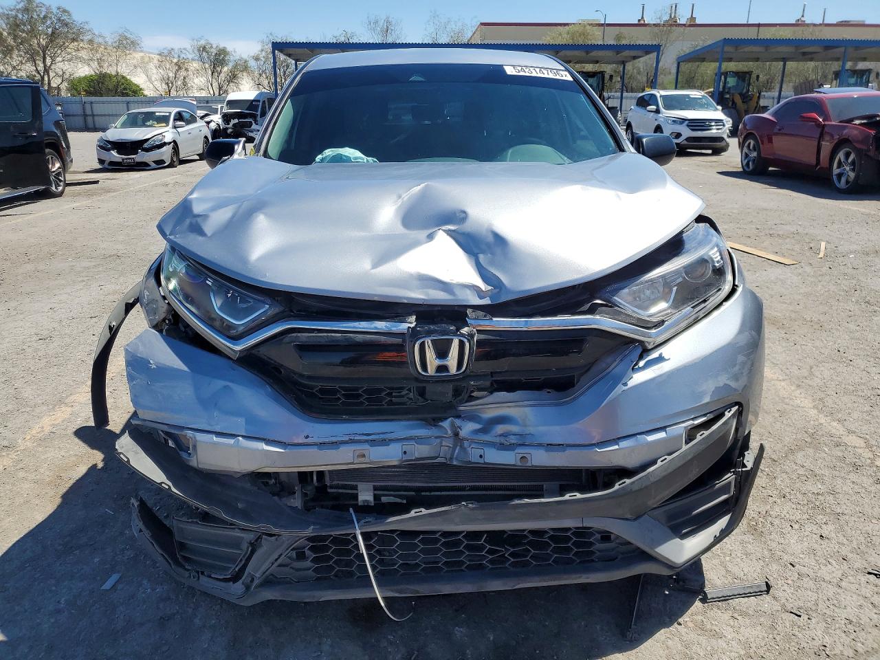 2020 Honda Cr-v Lx Silver vin: 5J6RW2H25LA014976