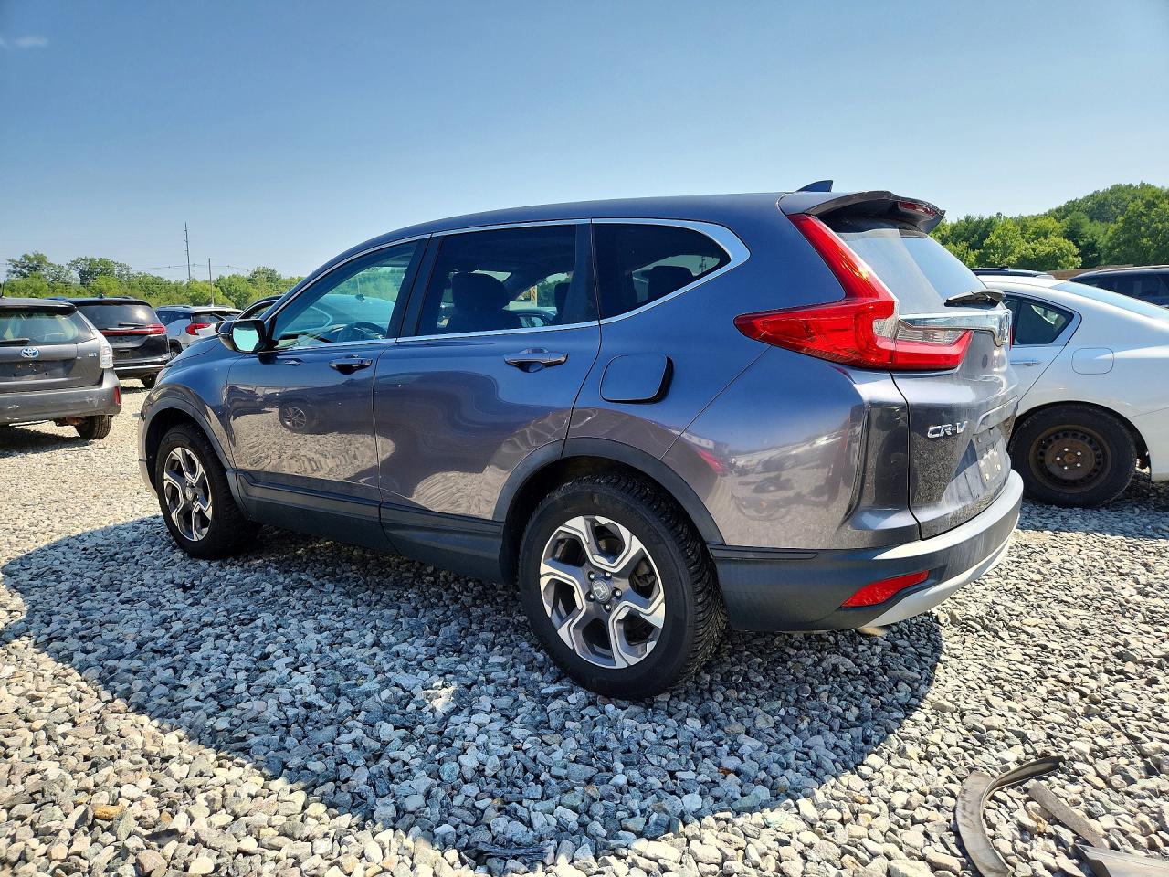 2017 Honda Cr-v Ex Серый vin: 5J6RW2H50HL055134
