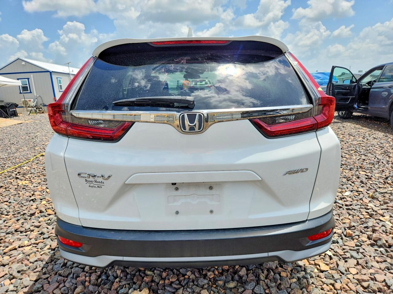 2020 Honda Cr-v Ex White vin: 5J6RW2H50LL012129
