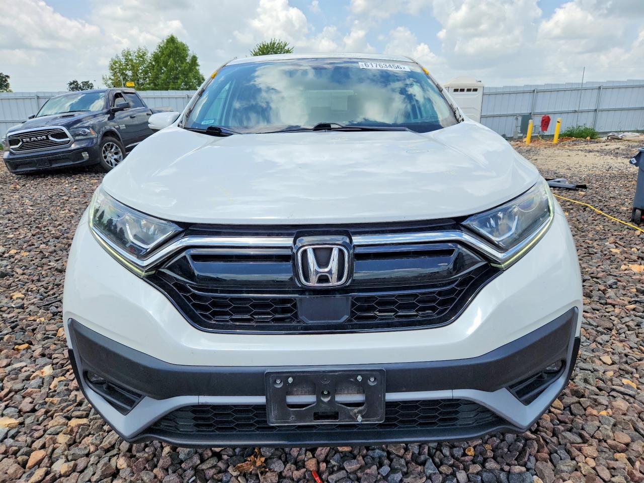 2020 Honda Cr-v Ex White vin: 5J6RW2H50LL012129