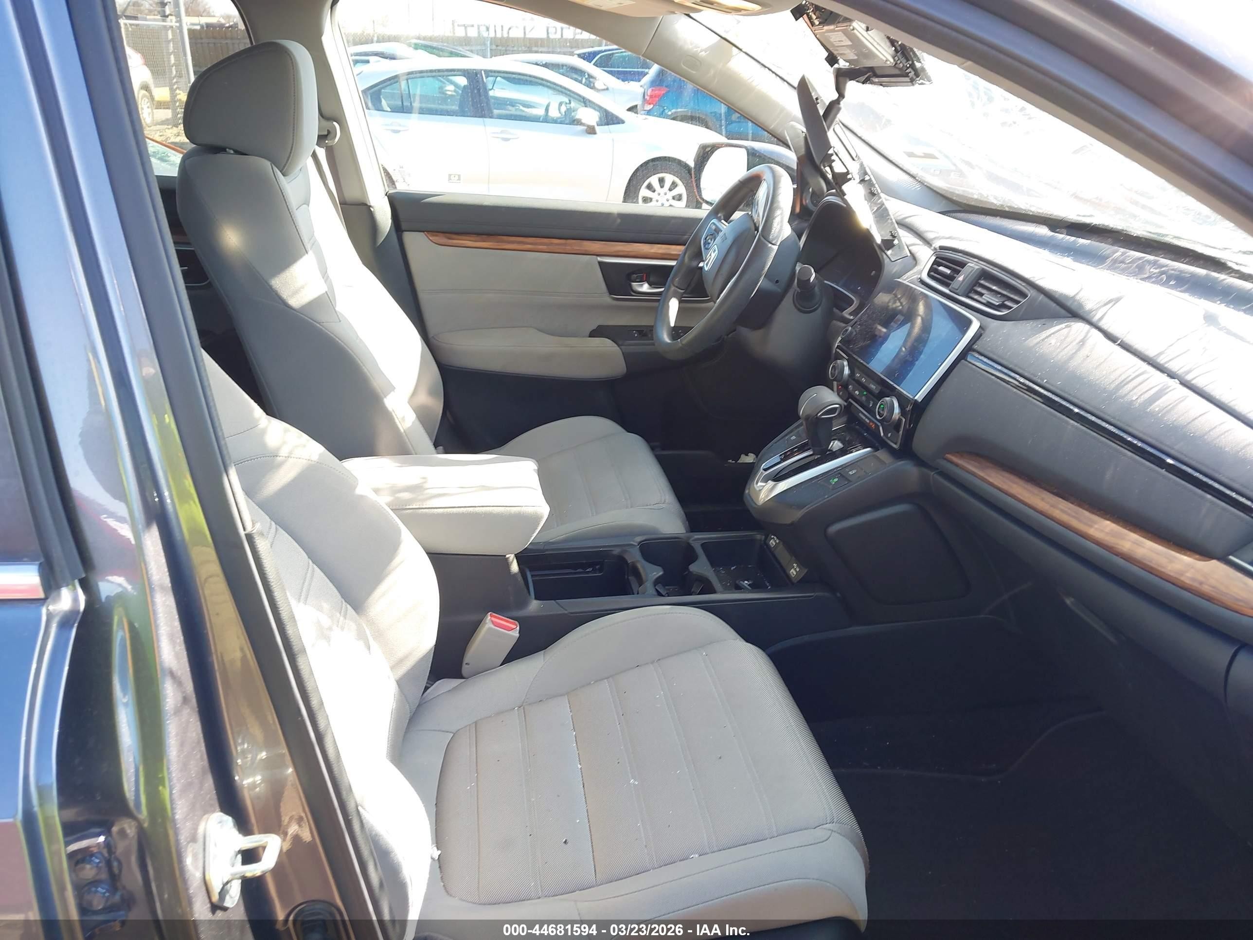 2020 Honda Cr-v Awd Ex Gray vin: 5J6RW2H50LL045695