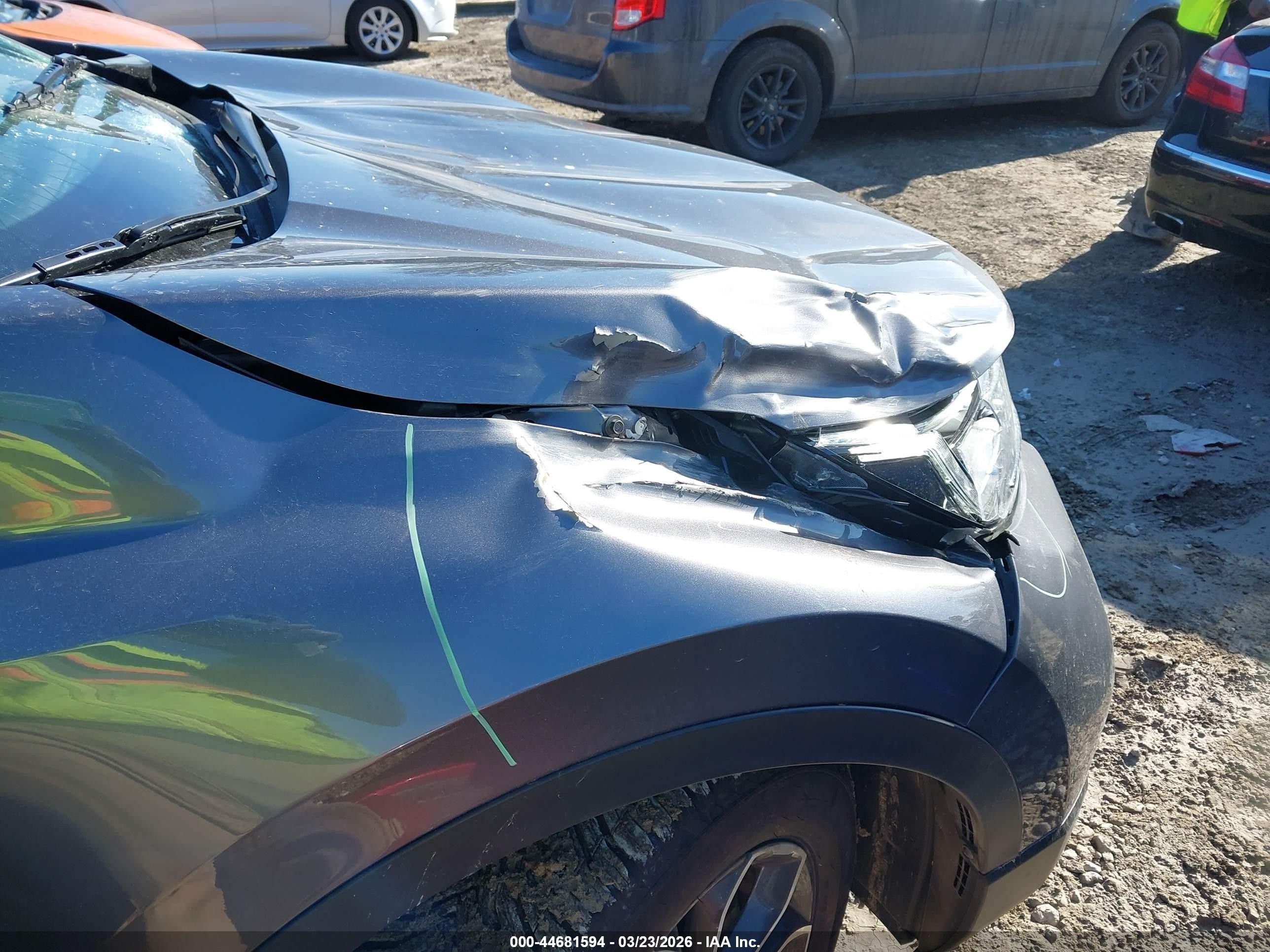 2020 Honda Cr-v Awd Ex Gray vin: 5J6RW2H50LL045695