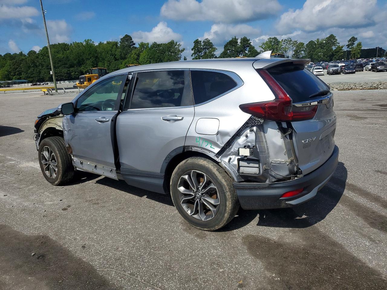 2020 Honda Cr-v Ex Silver vin: 5J6RW2H51LA022115