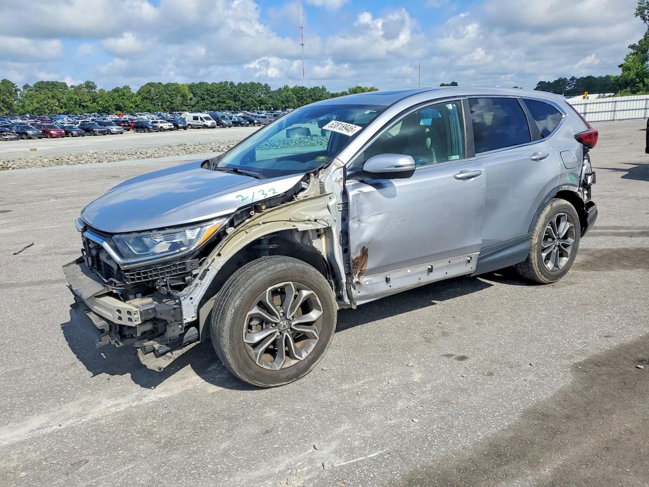 2020 Honda Cr-v Ex Silver vin: 5J6RW2H51LA022115