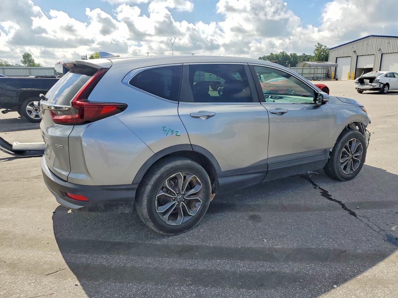 2020 Honda Cr-v Ex Silver vin: 5J6RW2H51LA022115