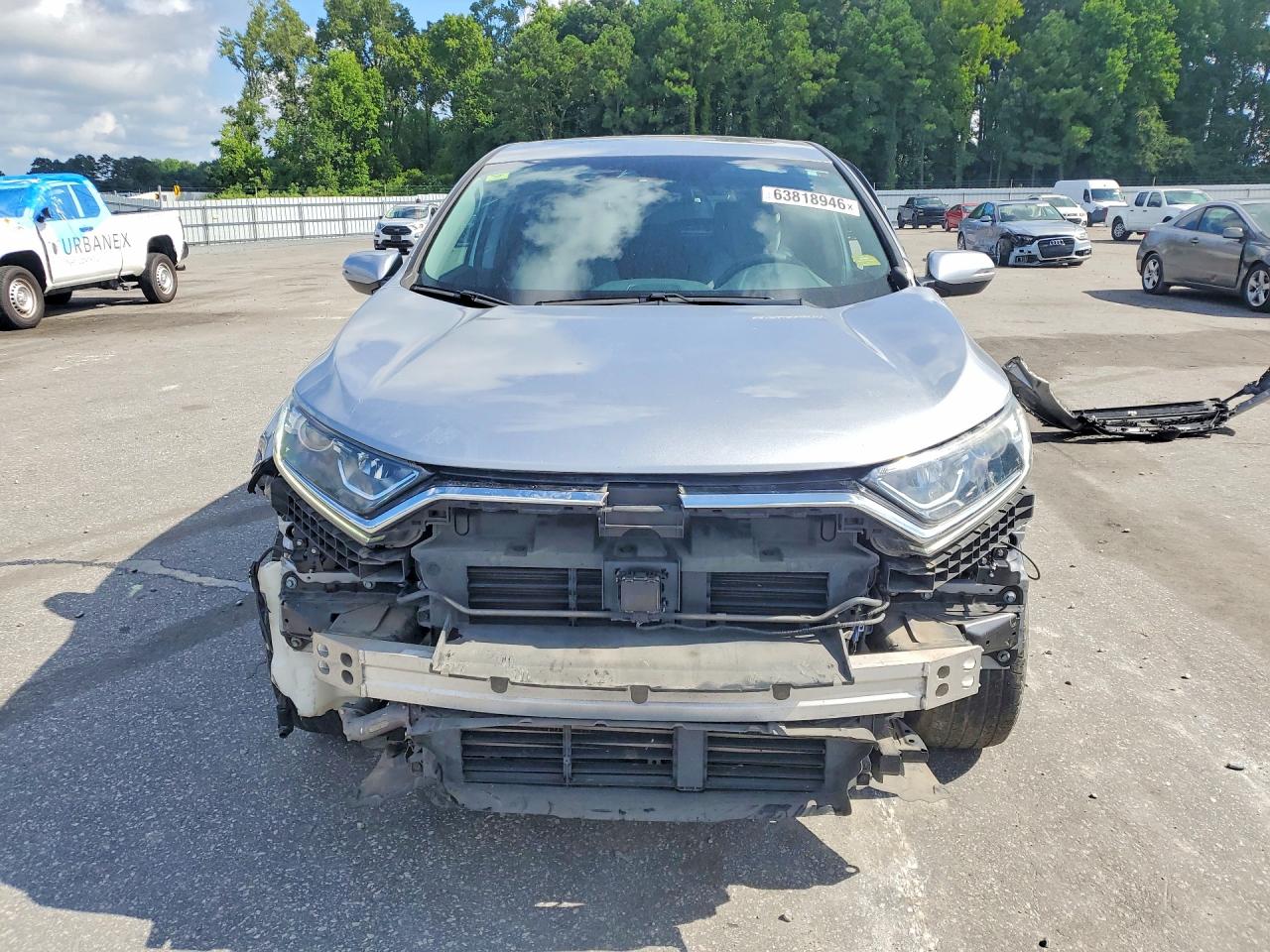 2020 Honda Cr-v Ex Silver vin: 5J6RW2H51LA022115