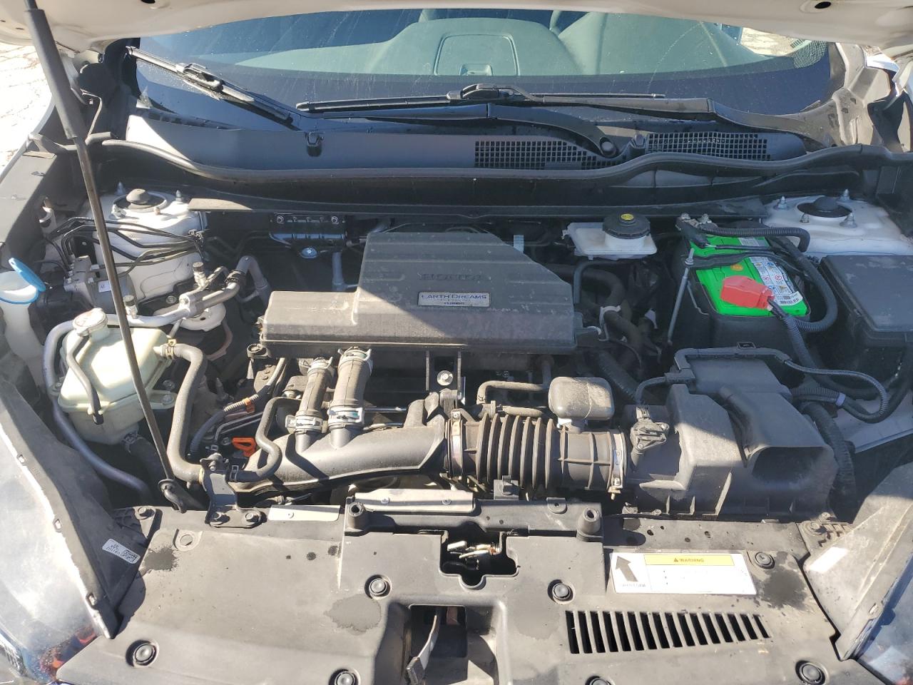 2018 Honda Cr-v Ex White vin: 5J6RW2H52JL006412