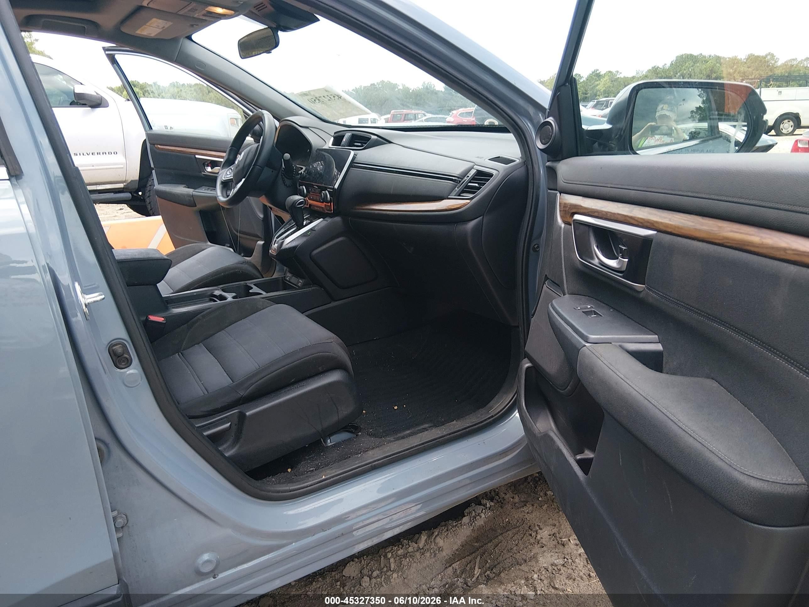 2021 Honda Cr-v Awd Ex Light Blue vin: 5J6RW2H52ML012473