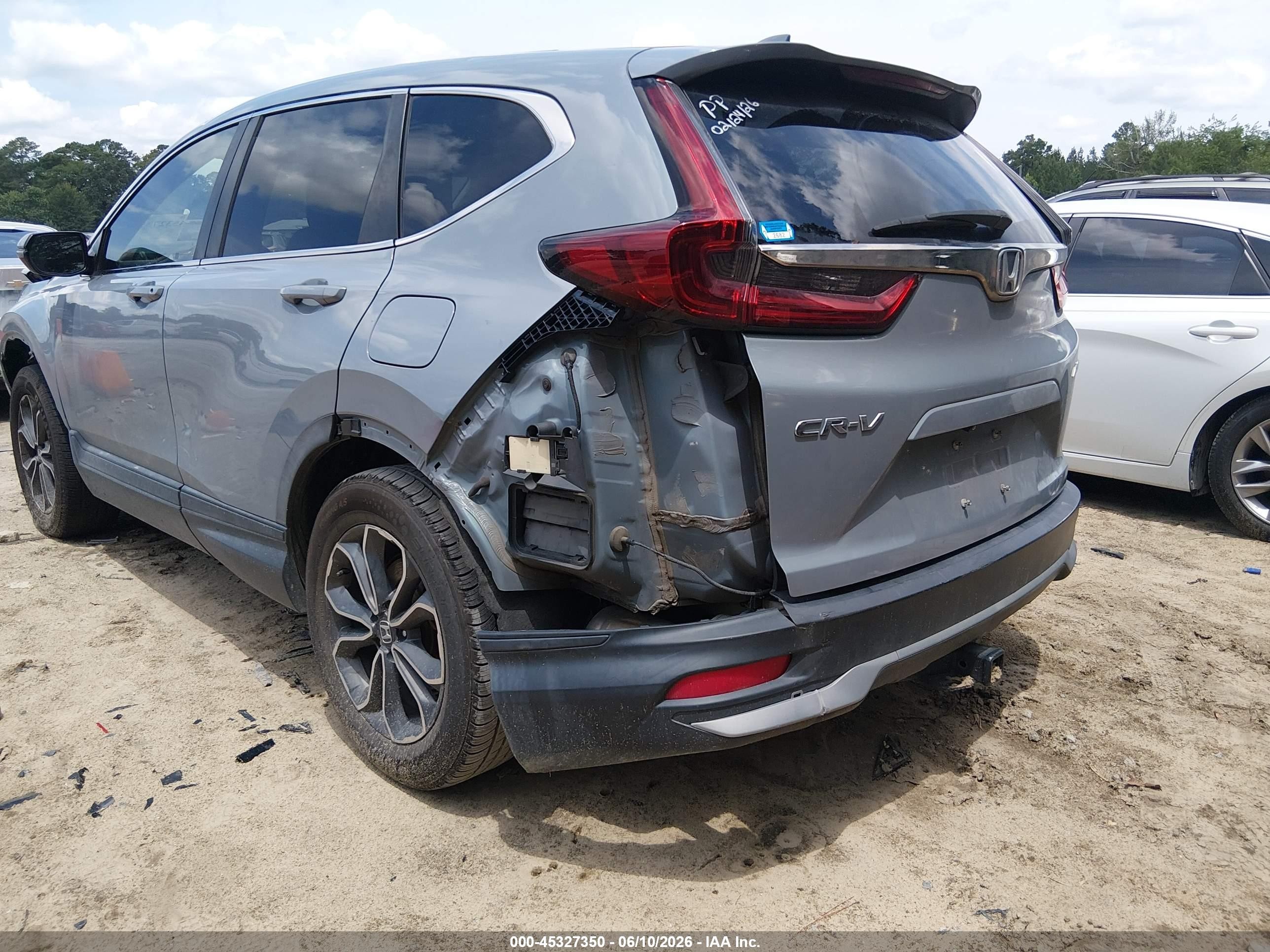 2021 Honda Cr-v Awd Ex Light Blue vin: 5J6RW2H52ML012473