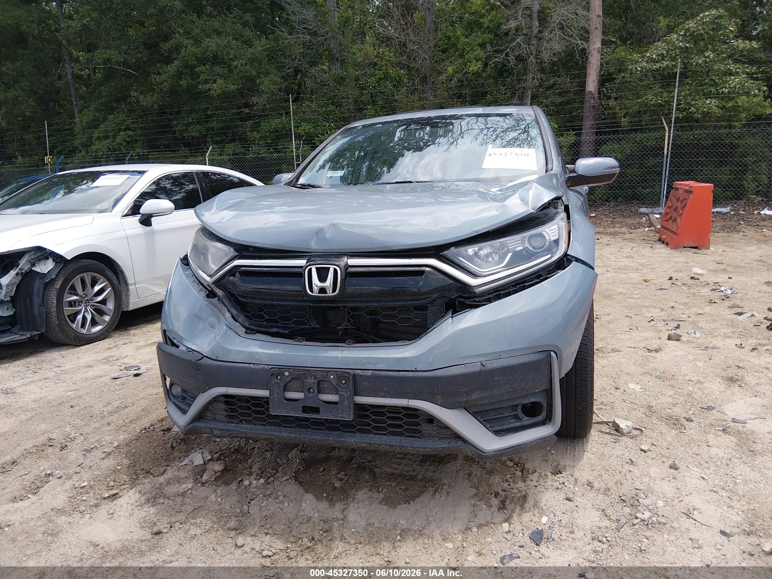 2021 Honda Cr-v Awd Ex Light Blue vin: 5J6RW2H52ML012473