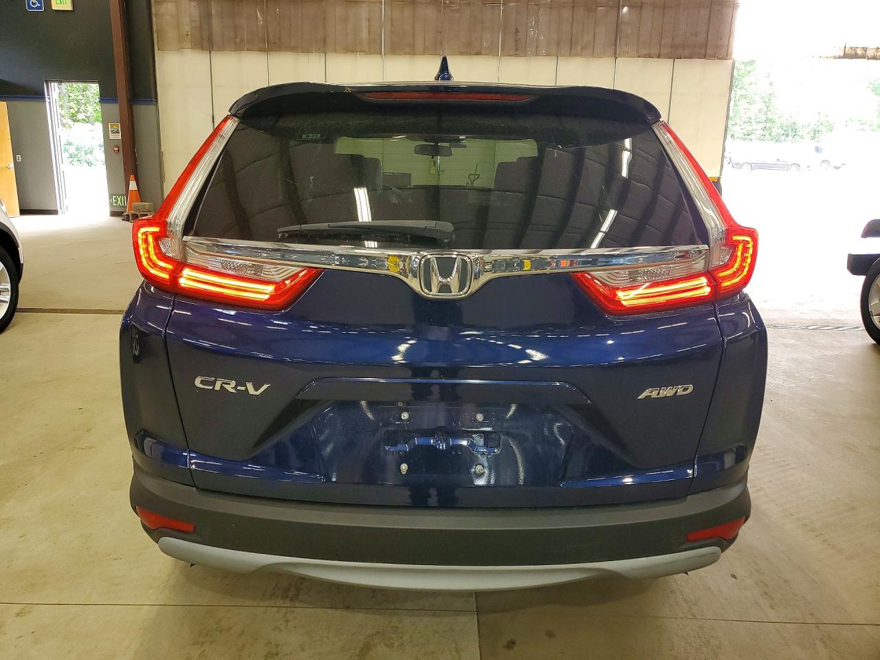 2017 Honda Cr-v Ex Синий vin: 5J6RW2H53HL044998