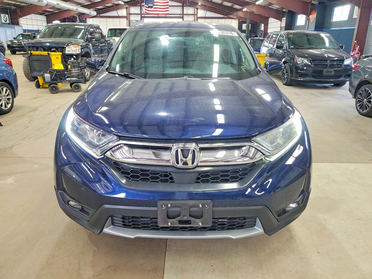 2017 Honda Cr-v Ex Синий vin: 5J6RW2H53HL044998