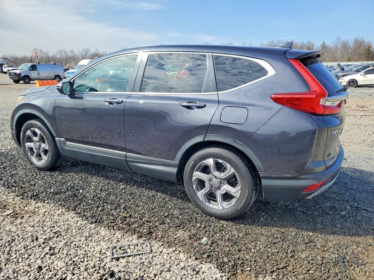 2017 Honda Cr-v Ex Gray vin: 5J6RW2H54HL040278