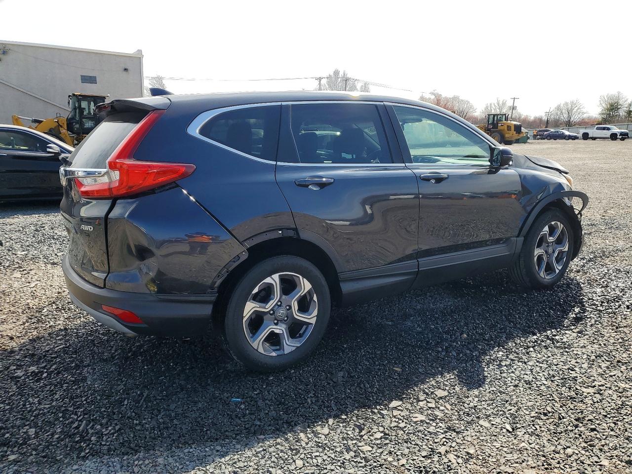 2017 Honda Cr-v Ex Gray vin: 5J6RW2H54HL040278
