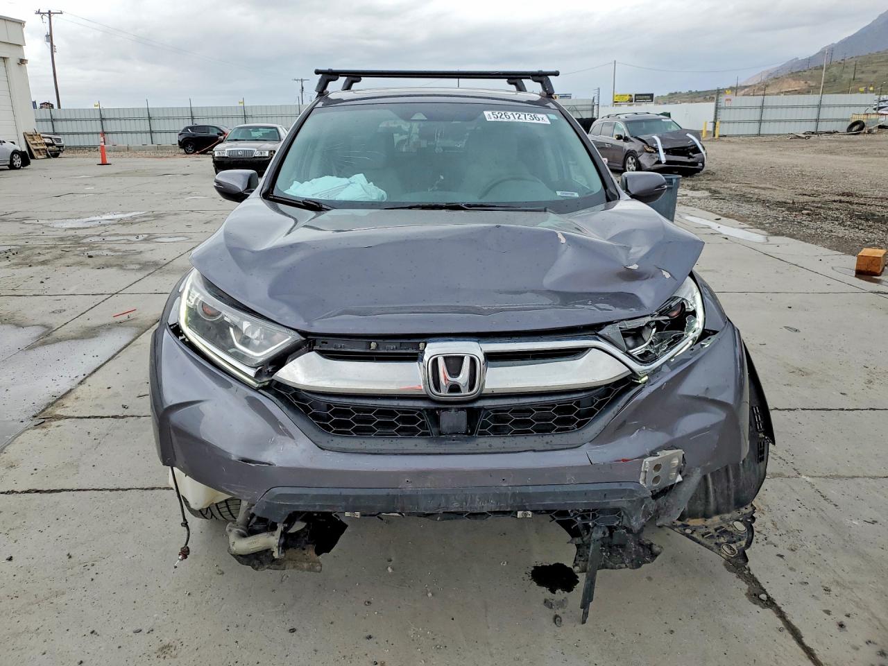 2019 Honda Cr-v Ex Серый vin: 5J6RW2H54KL037792