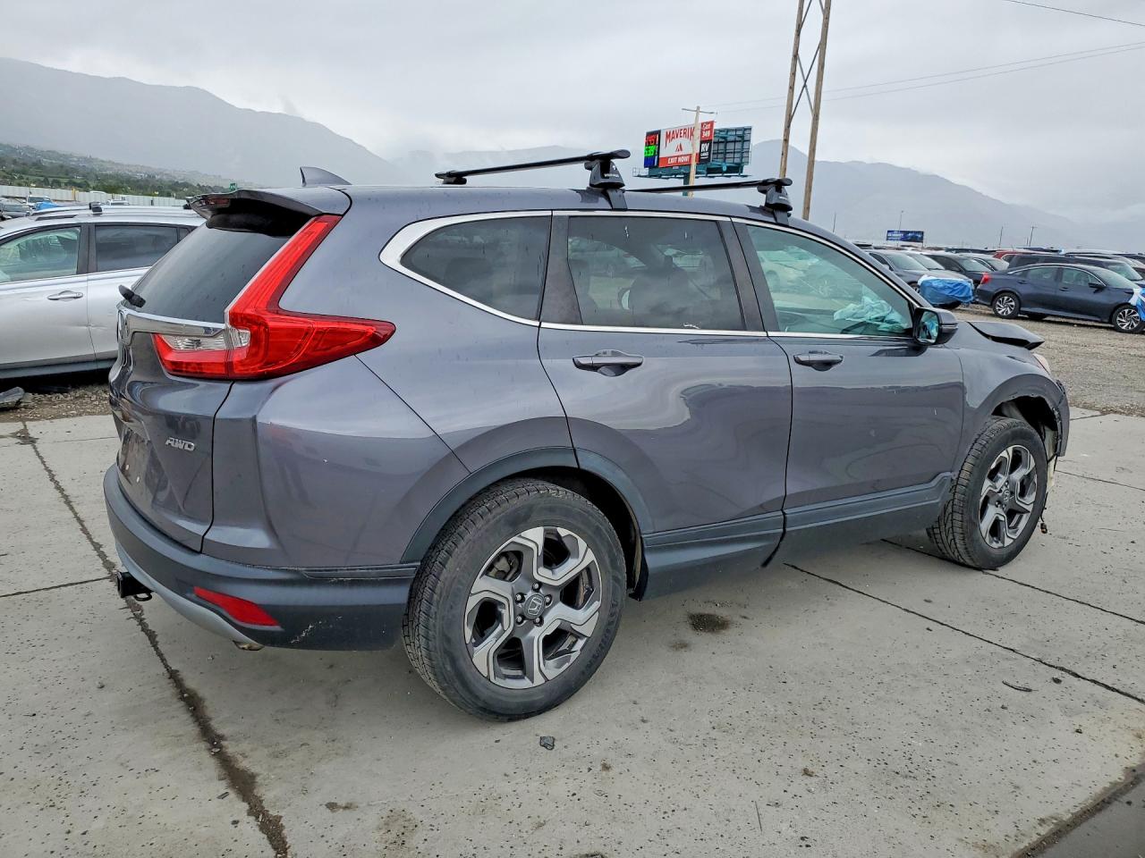 2019 Honda Cr-v Ex Серый vin: 5J6RW2H54KL037792