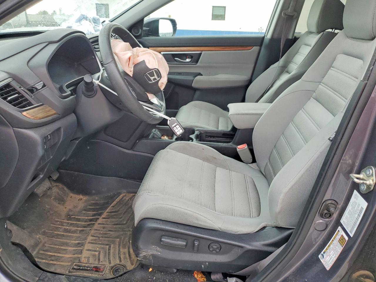 2019 Honda Cr-v Ex Серый vin: 5J6RW2H54KL037792