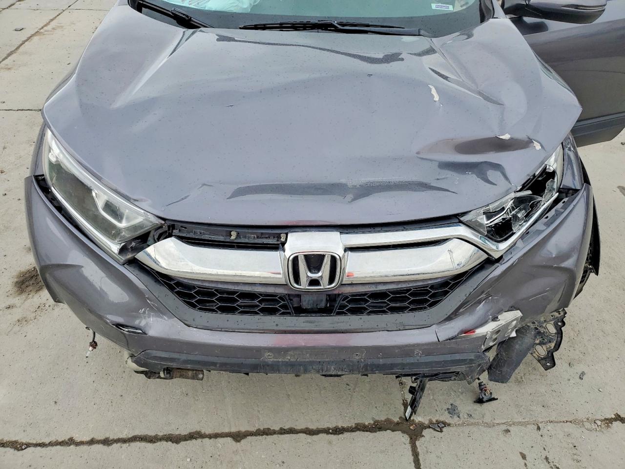 2019 Honda Cr-v Ex Серый vin: 5J6RW2H54KL037792