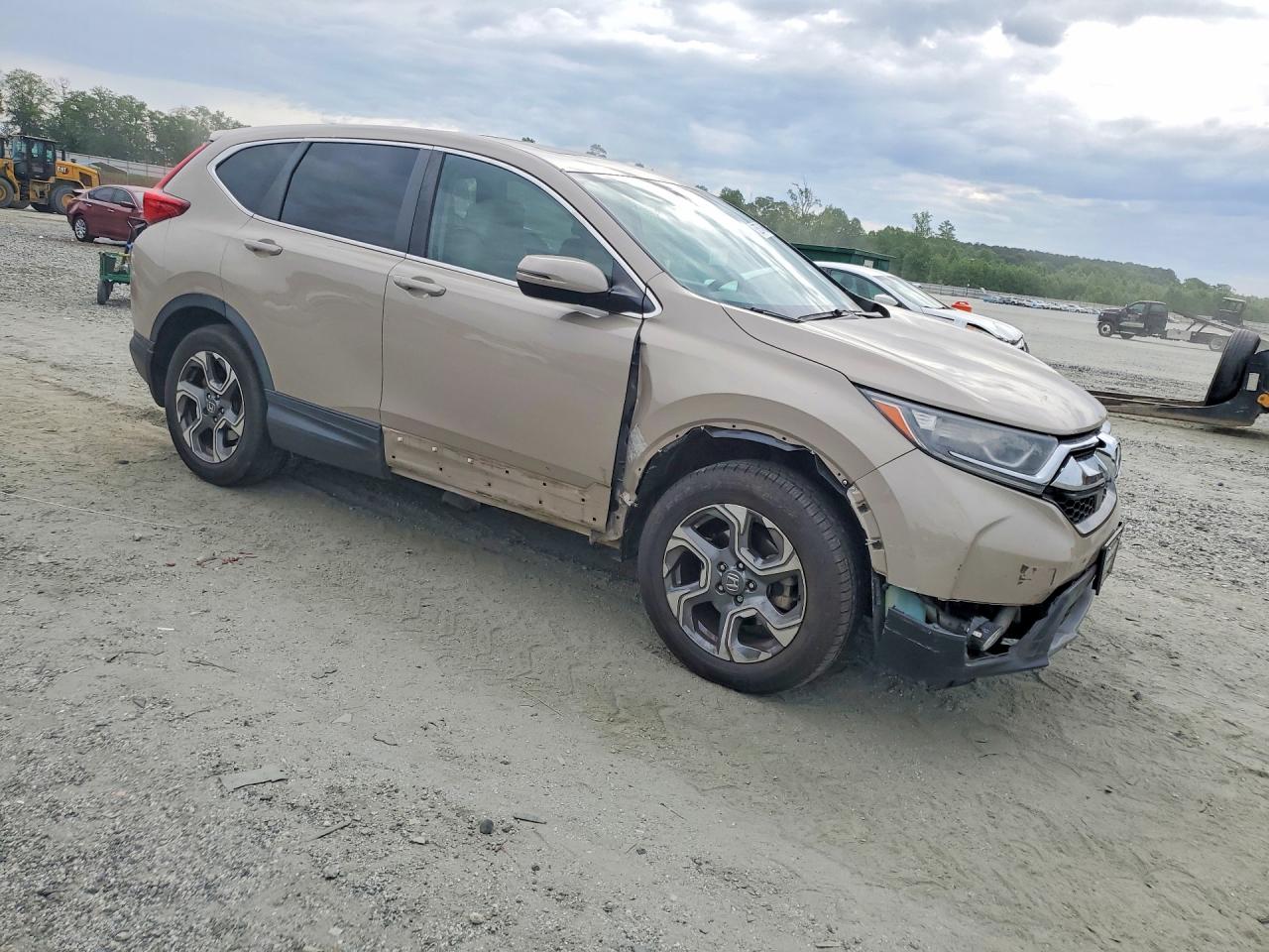 2017 Honda Cr-v Ex Tan vin: 5J6RW2H58HL010717