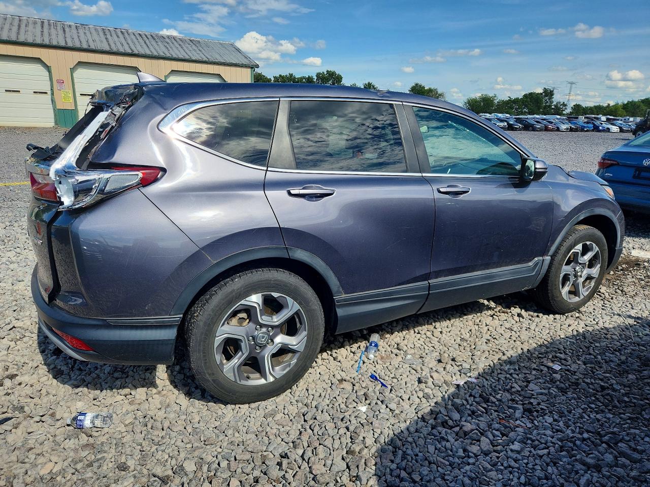2017 Honda Cr-v Ex Gray vin: 5J6RW2H58HL023936