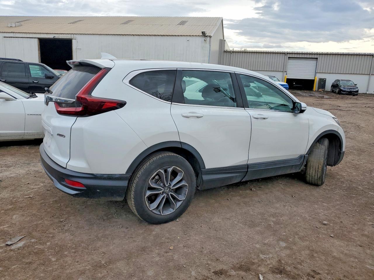 2022 Honda Cr-v Ex White vin: 5J6RW2H58NA016184