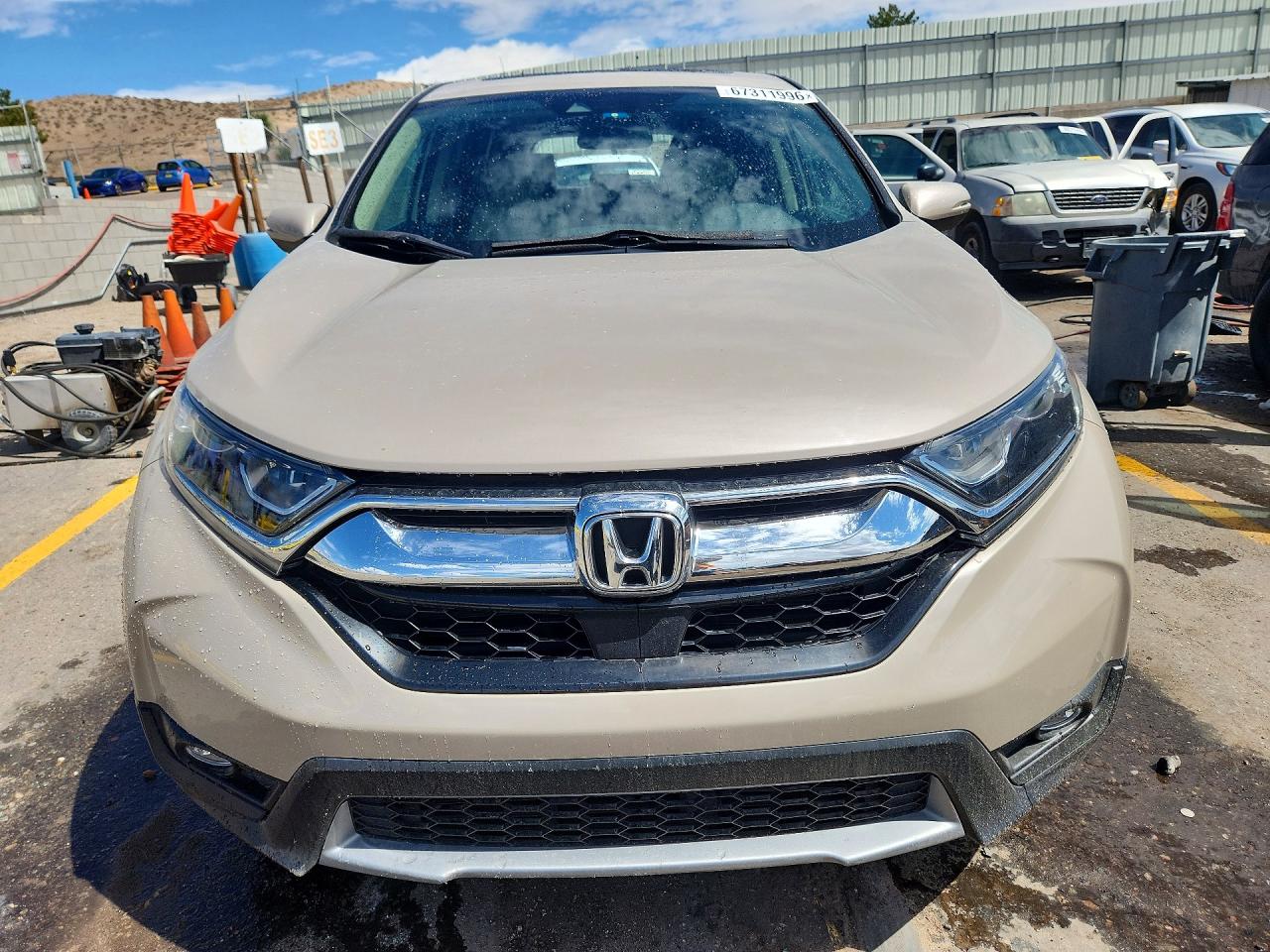 2017 Honda Cr-v Ex Cream vin: 5J6RW2H59HL073213
