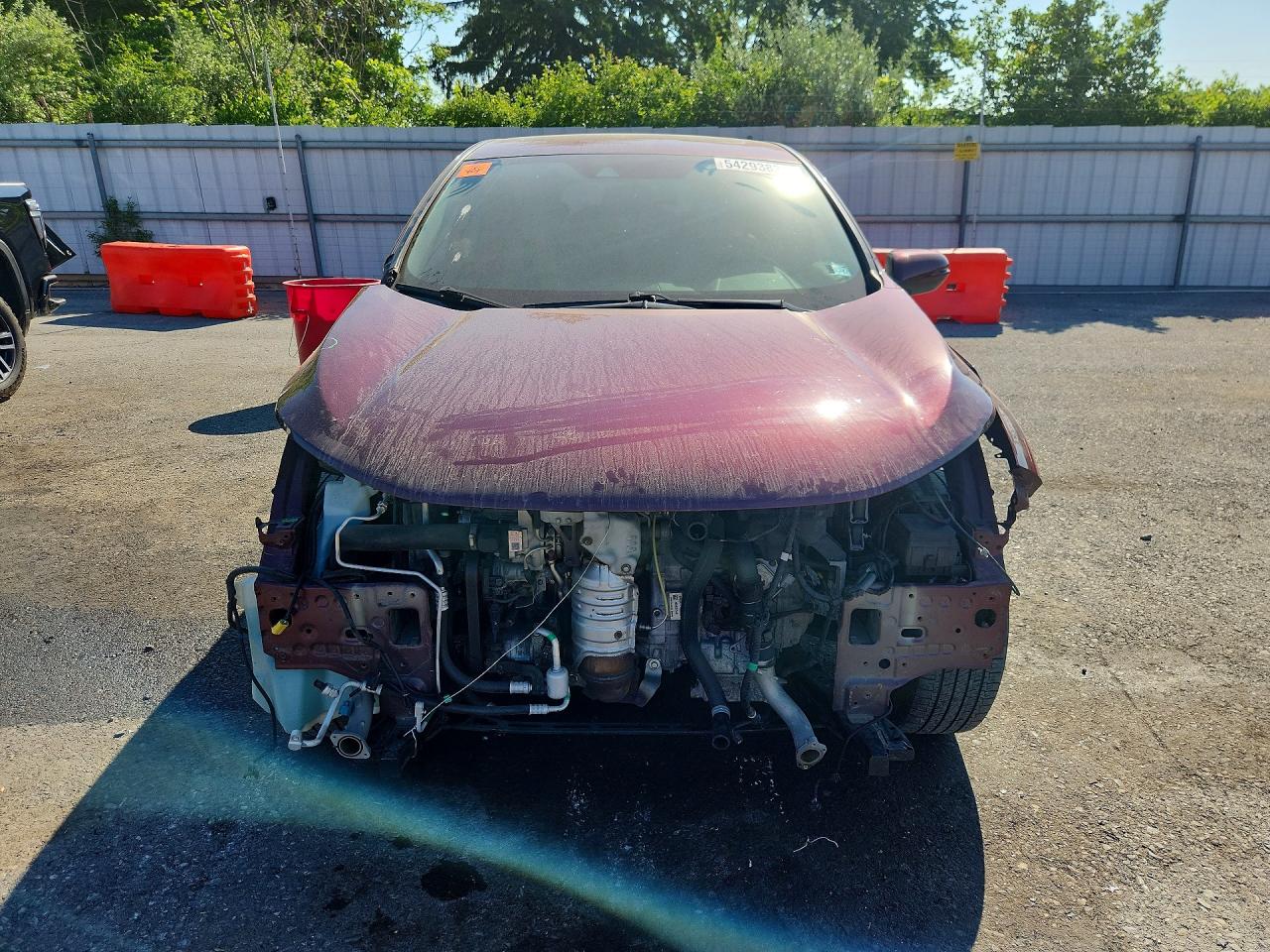 2017 Honda Cr-v Exl Burgundy vin: 5J6RW2H80HL002184