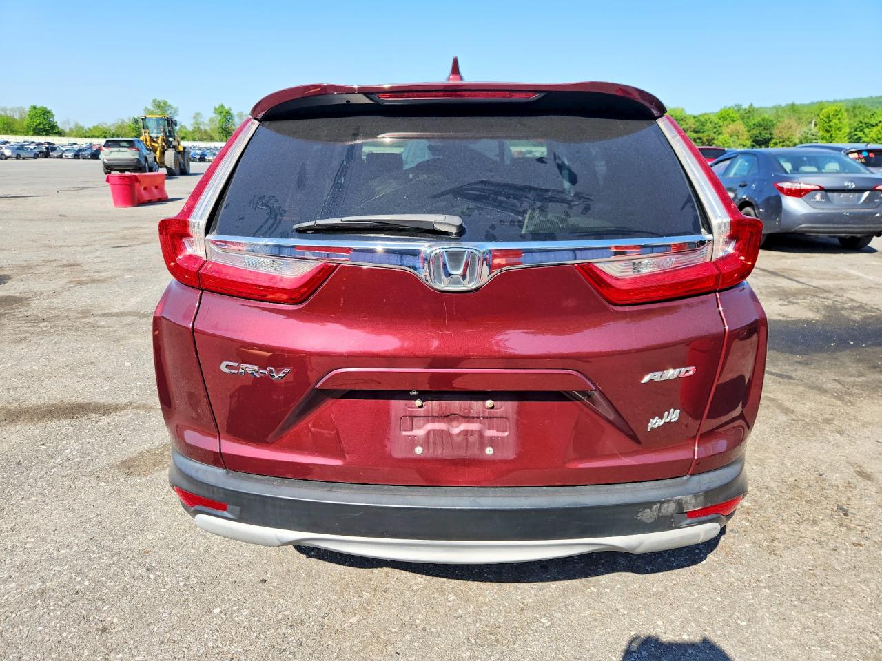 2017 Honda Cr-v Exl Burgundy vin: 5J6RW2H80HL002184
