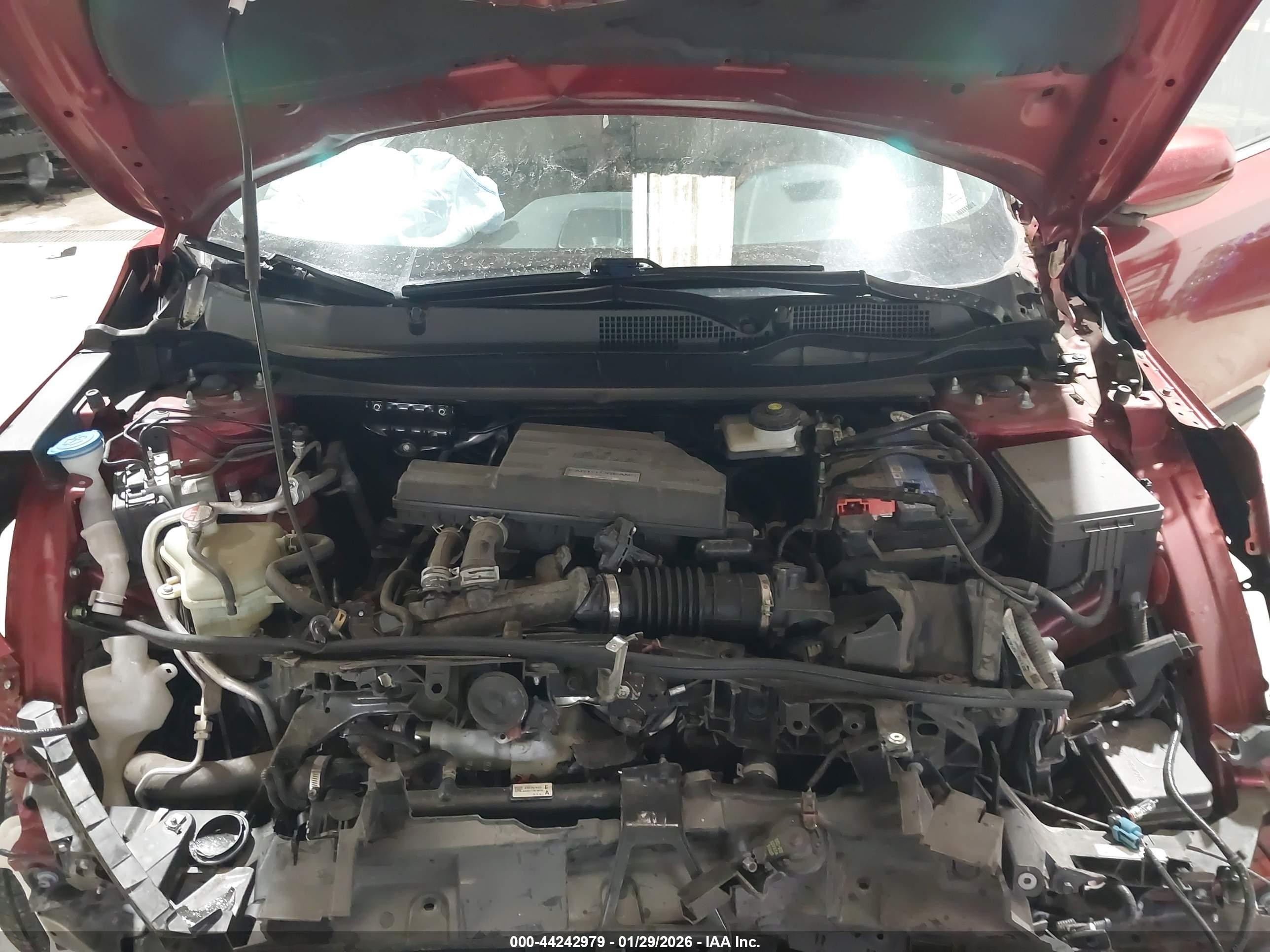 2020 Honda Cr-v Awd Ex-l Red vin: 5J6RW2H80LL028602