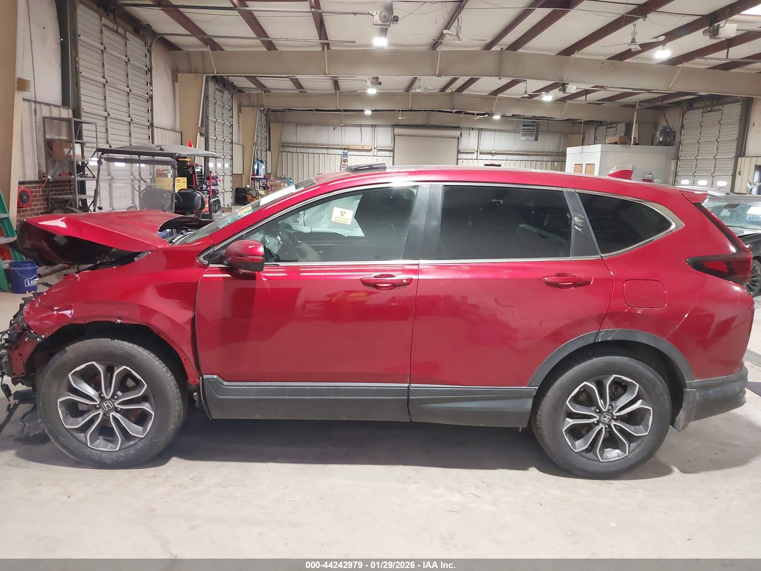 2020 Honda Cr-v Awd Ex-l Red vin: 5J6RW2H80LL028602