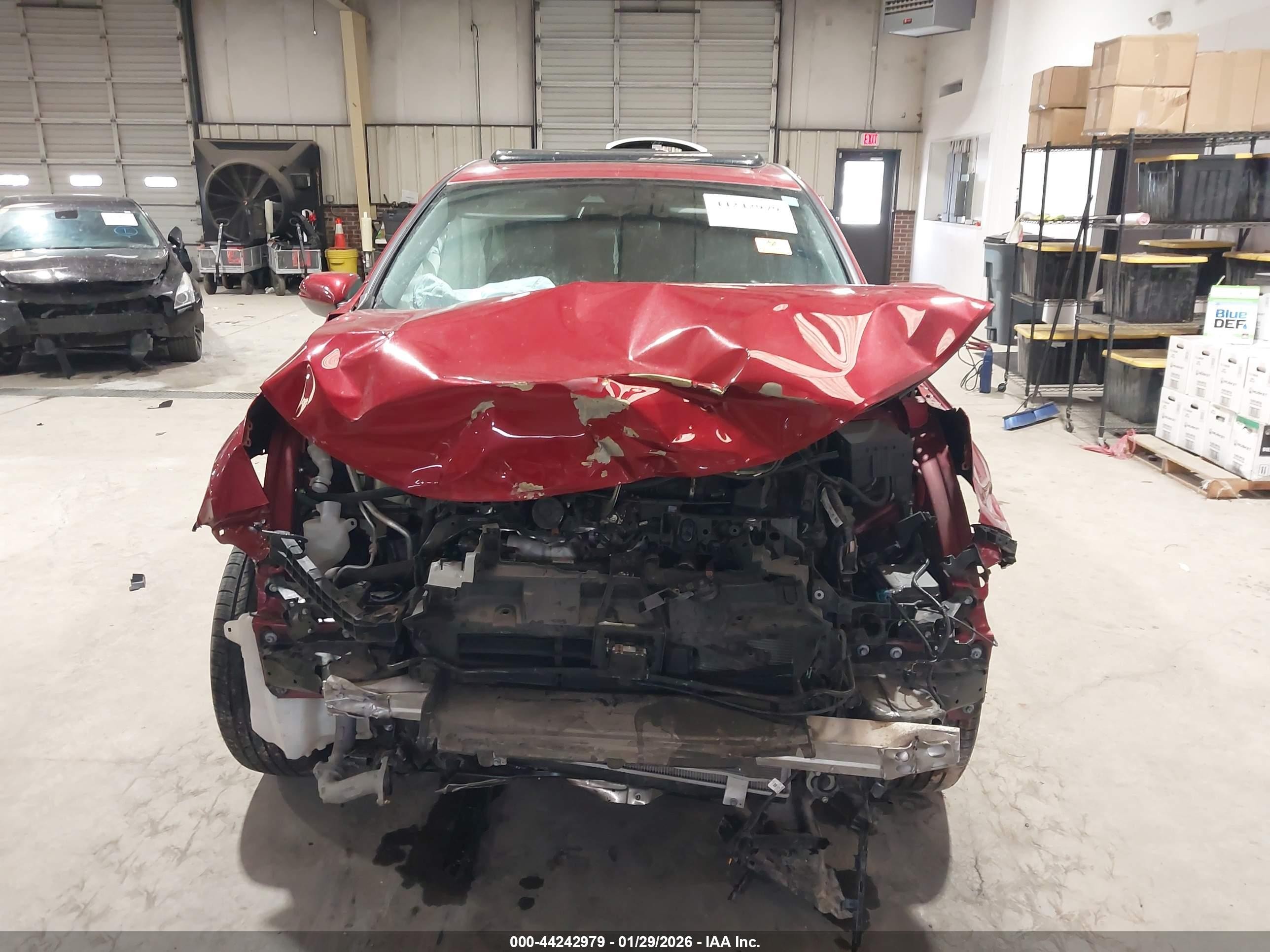 2020 Honda Cr-v Awd Ex-l Red vin: 5J6RW2H80LL028602