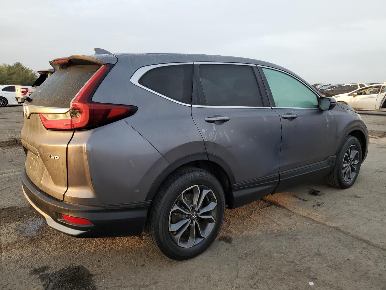2021 Honda Cr-v Exl Gray vin: 5J6RW2H80MA009089