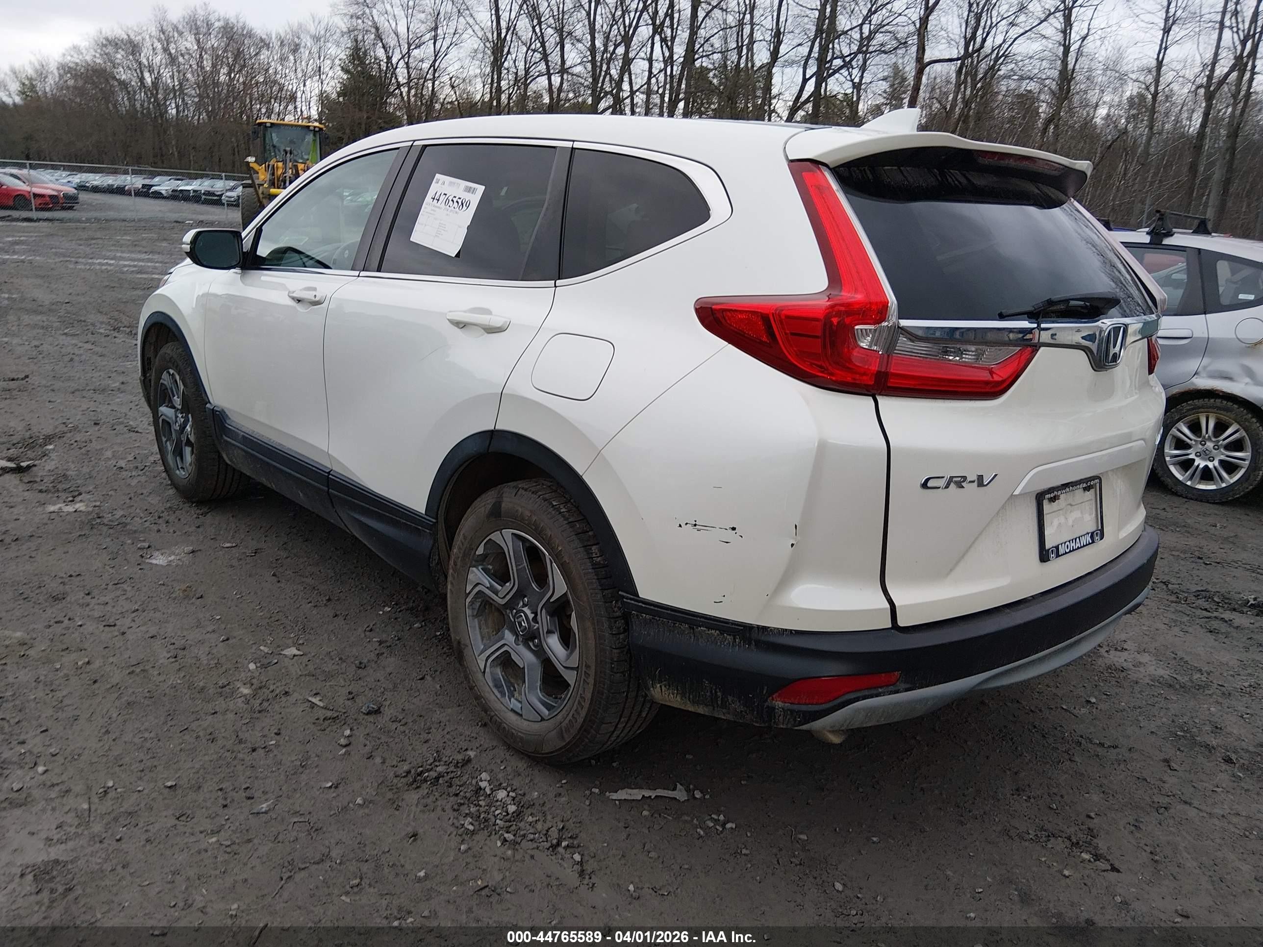 2017 Honda Cr-v Ex-l/ex-l Navi White vin: 5J6RW2H82HL020797