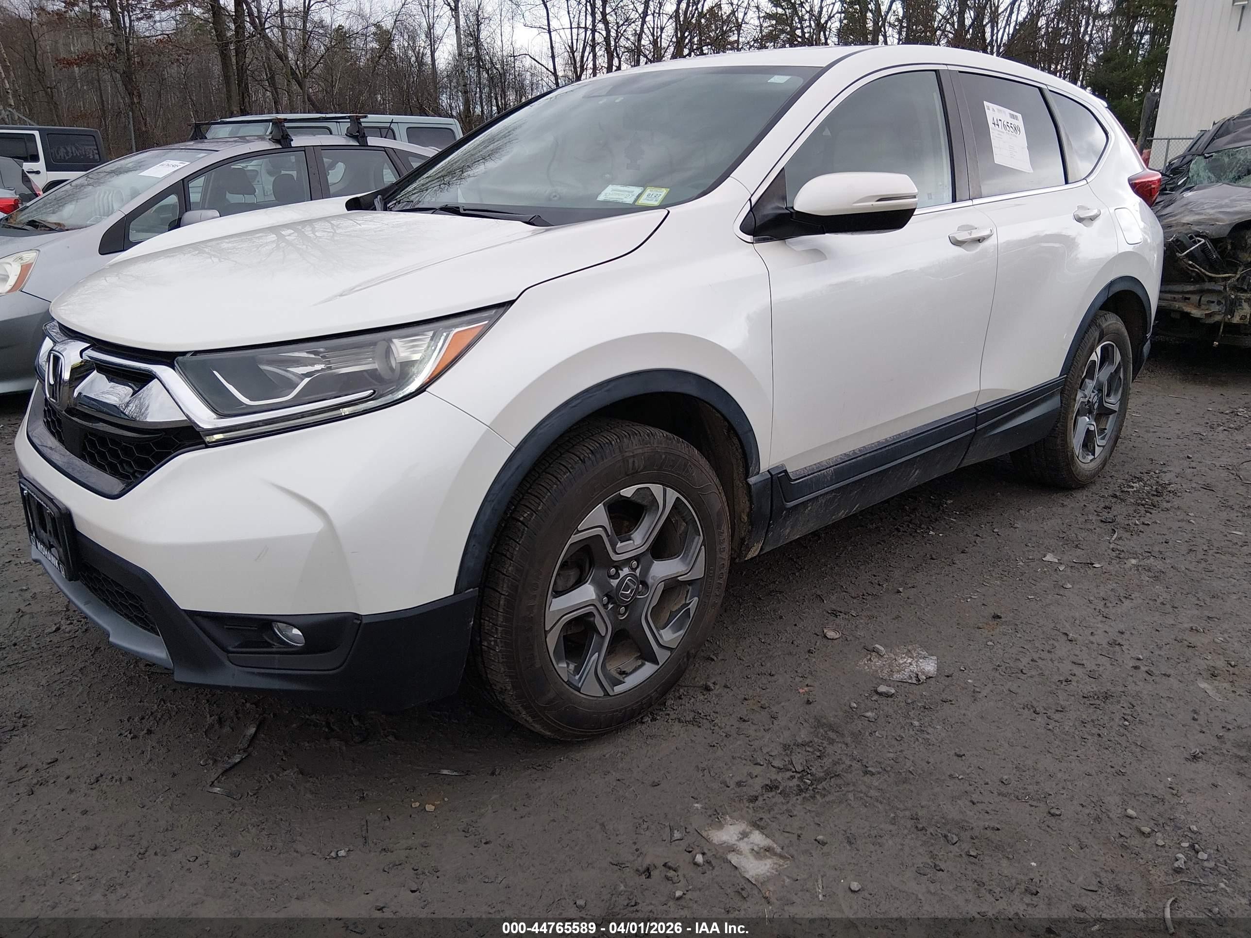 2017 Honda Cr-v Ex-l/ex-l Navi White vin: 5J6RW2H82HL020797