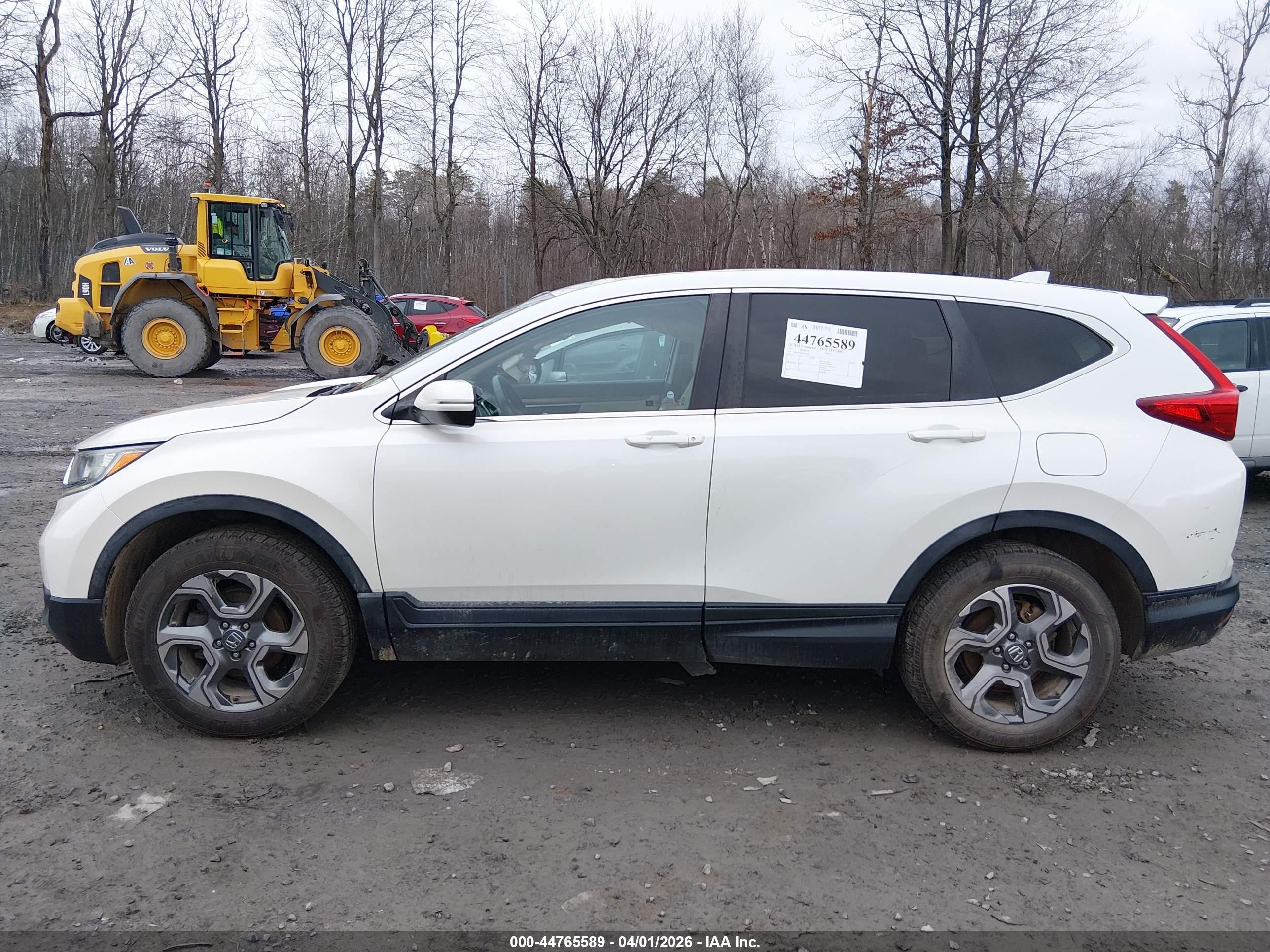 2017 Honda Cr-v Ex-l/ex-l Navi White vin: 5J6RW2H82HL020797