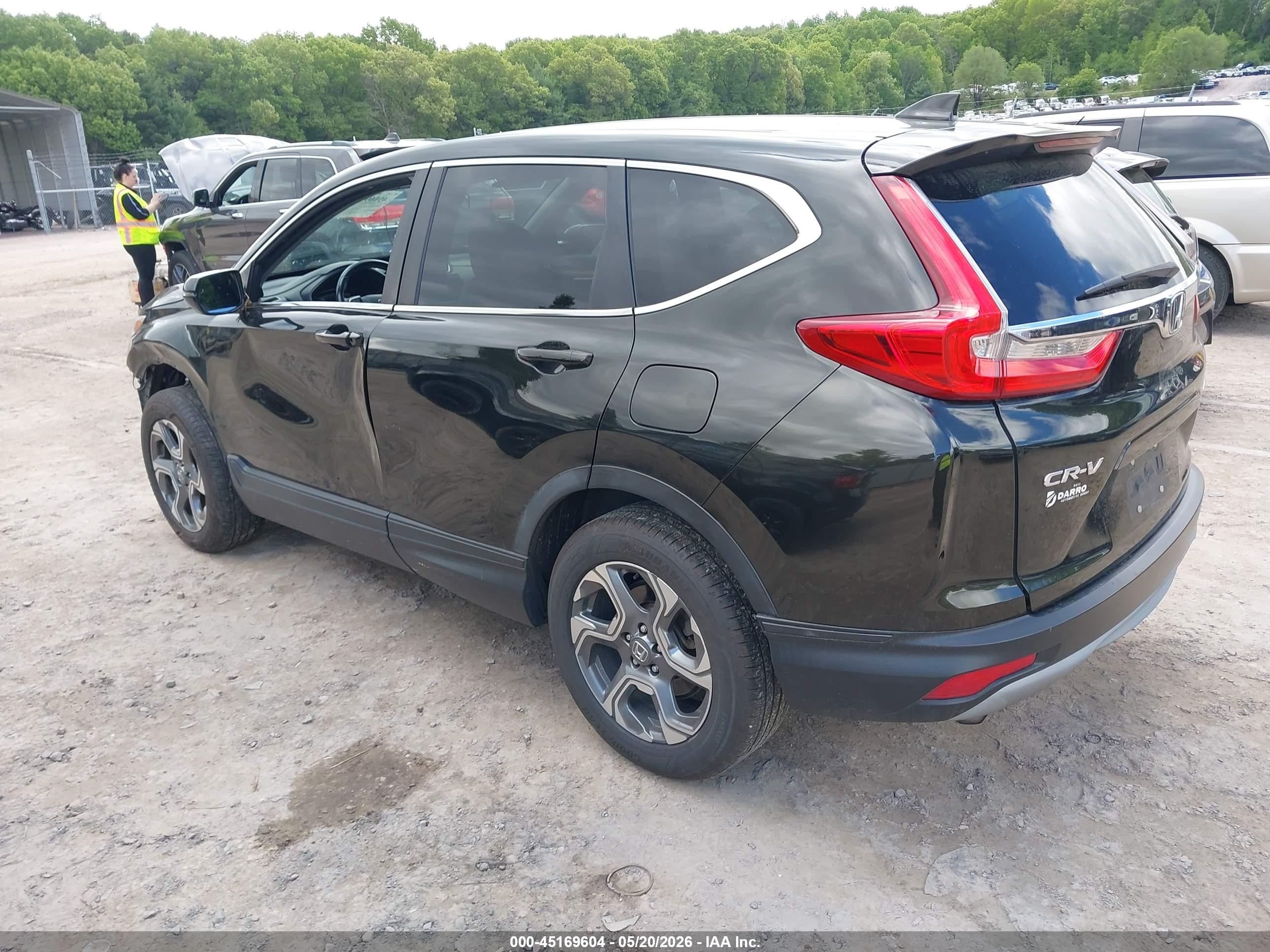 2017 Honda Cr-v Ex-l/ex-l Navi Black vin: 5J6RW2H82HL054304
