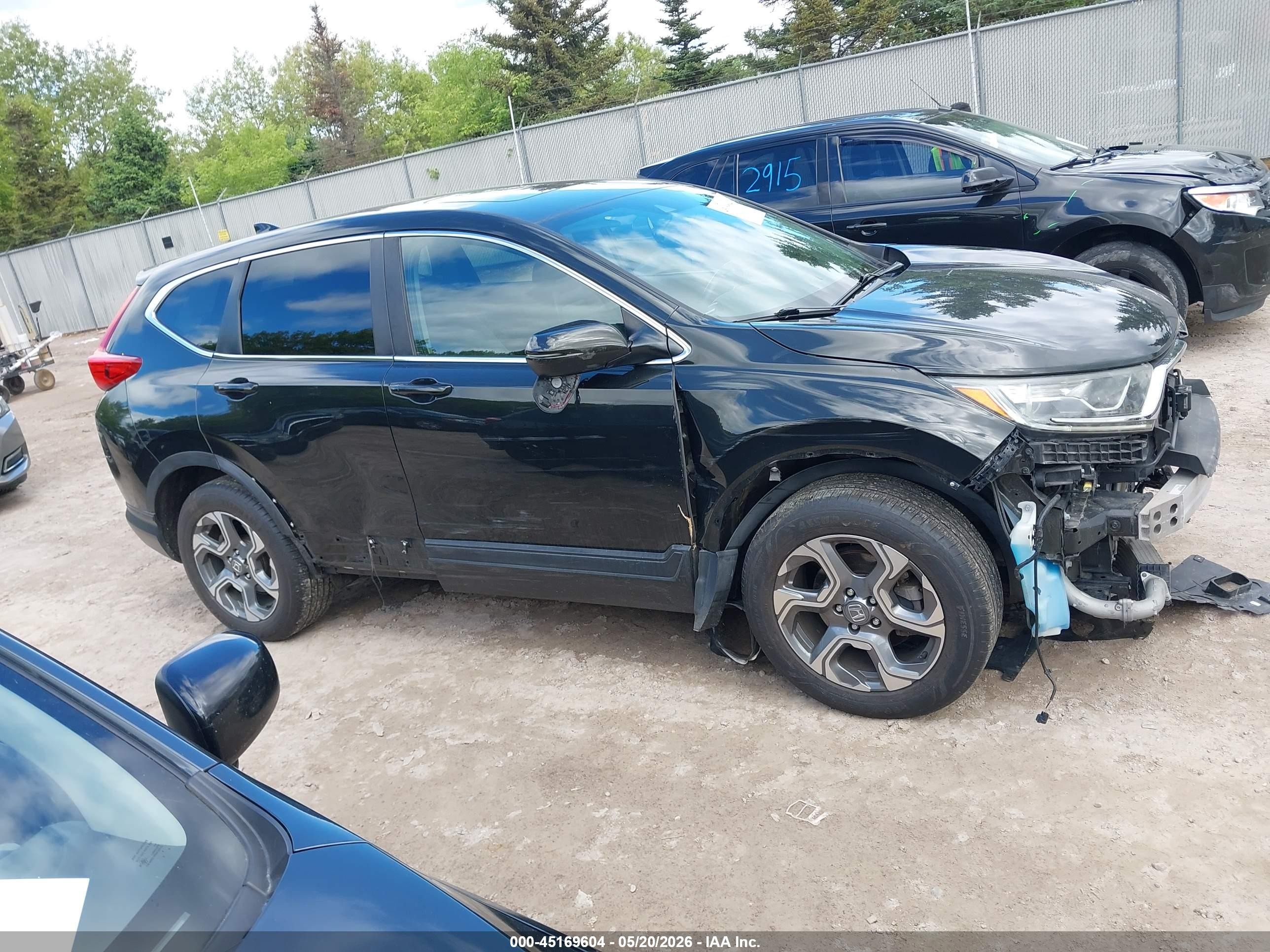 2017 Honda Cr-v Ex-l/ex-l Navi Black vin: 5J6RW2H82HL054304