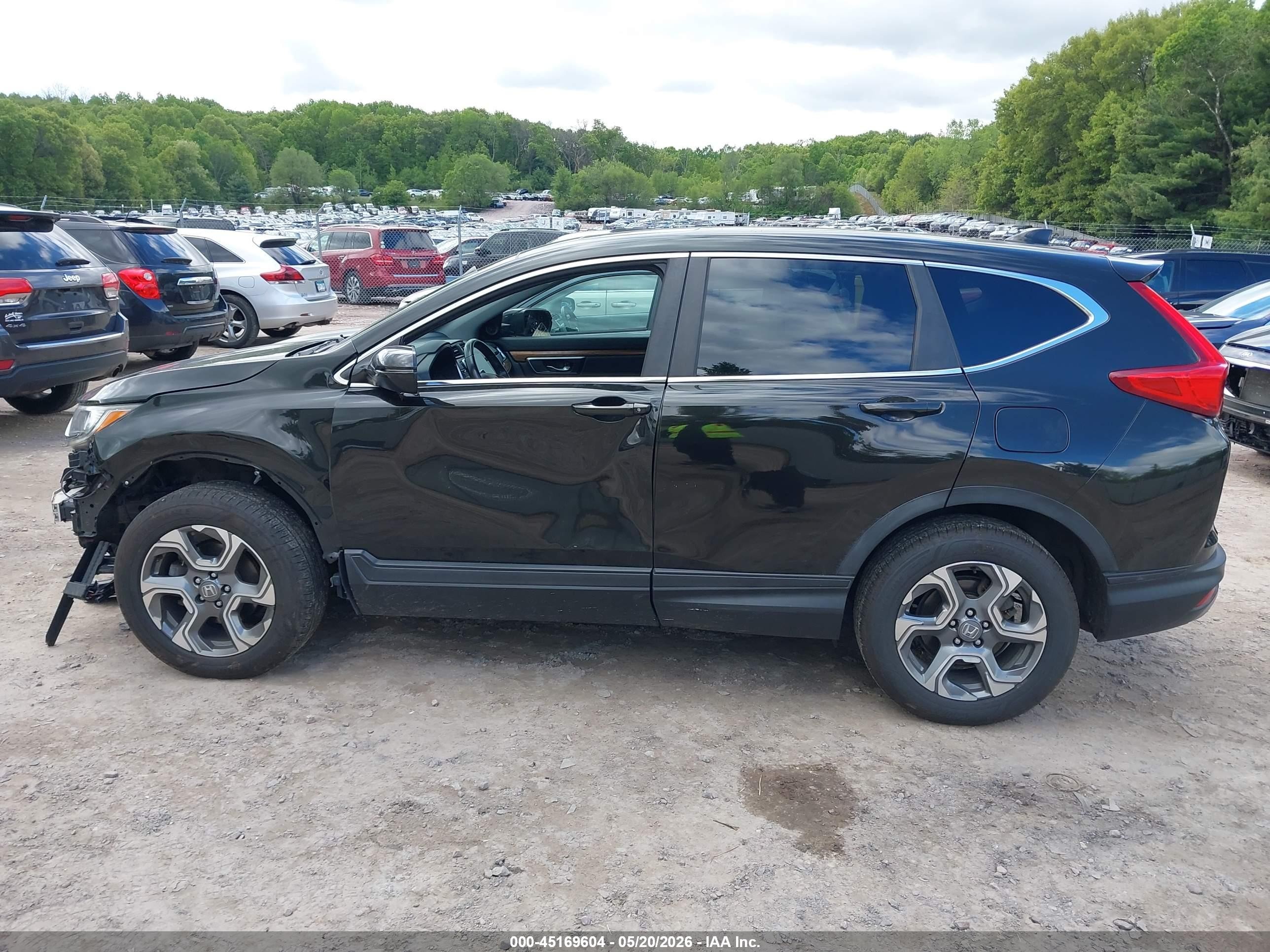 2017 Honda Cr-v Ex-l/ex-l Navi Black vin: 5J6RW2H82HL054304