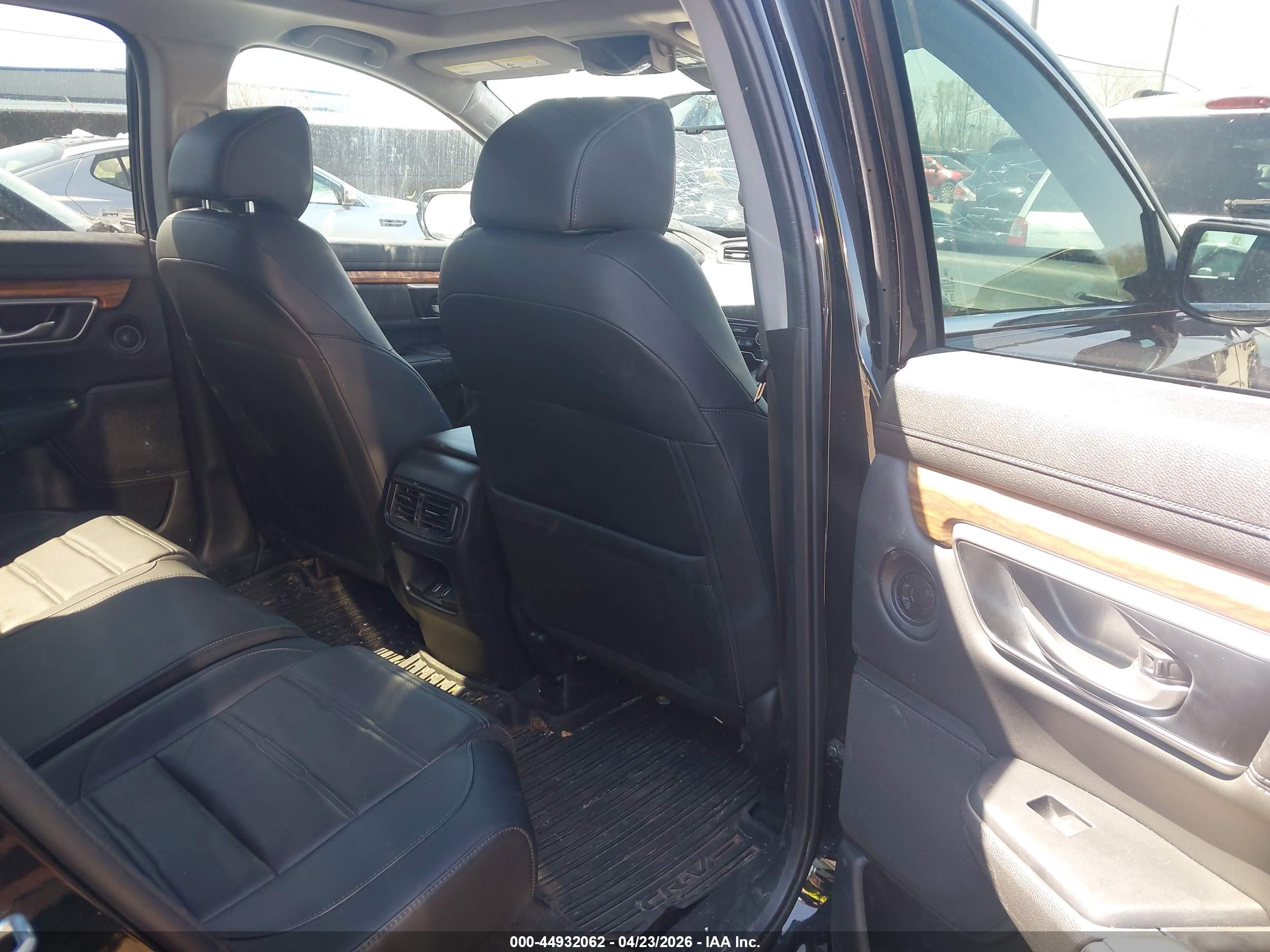 2022 Honda Cr-v Awd Ex-l Black vin: 5J6RW2H82NL002909