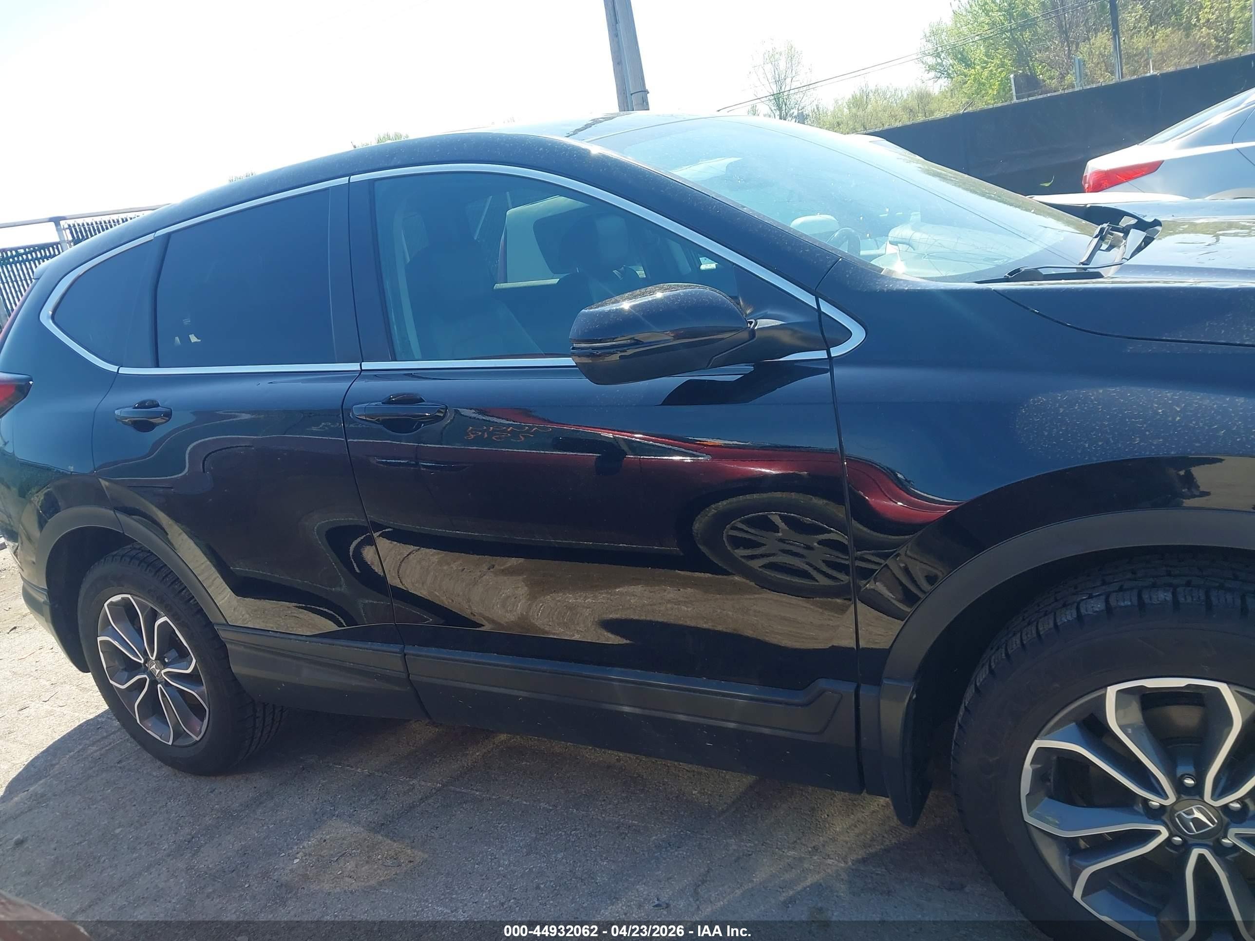 2022 Honda Cr-v Awd Ex-l Black vin: 5J6RW2H82NL002909